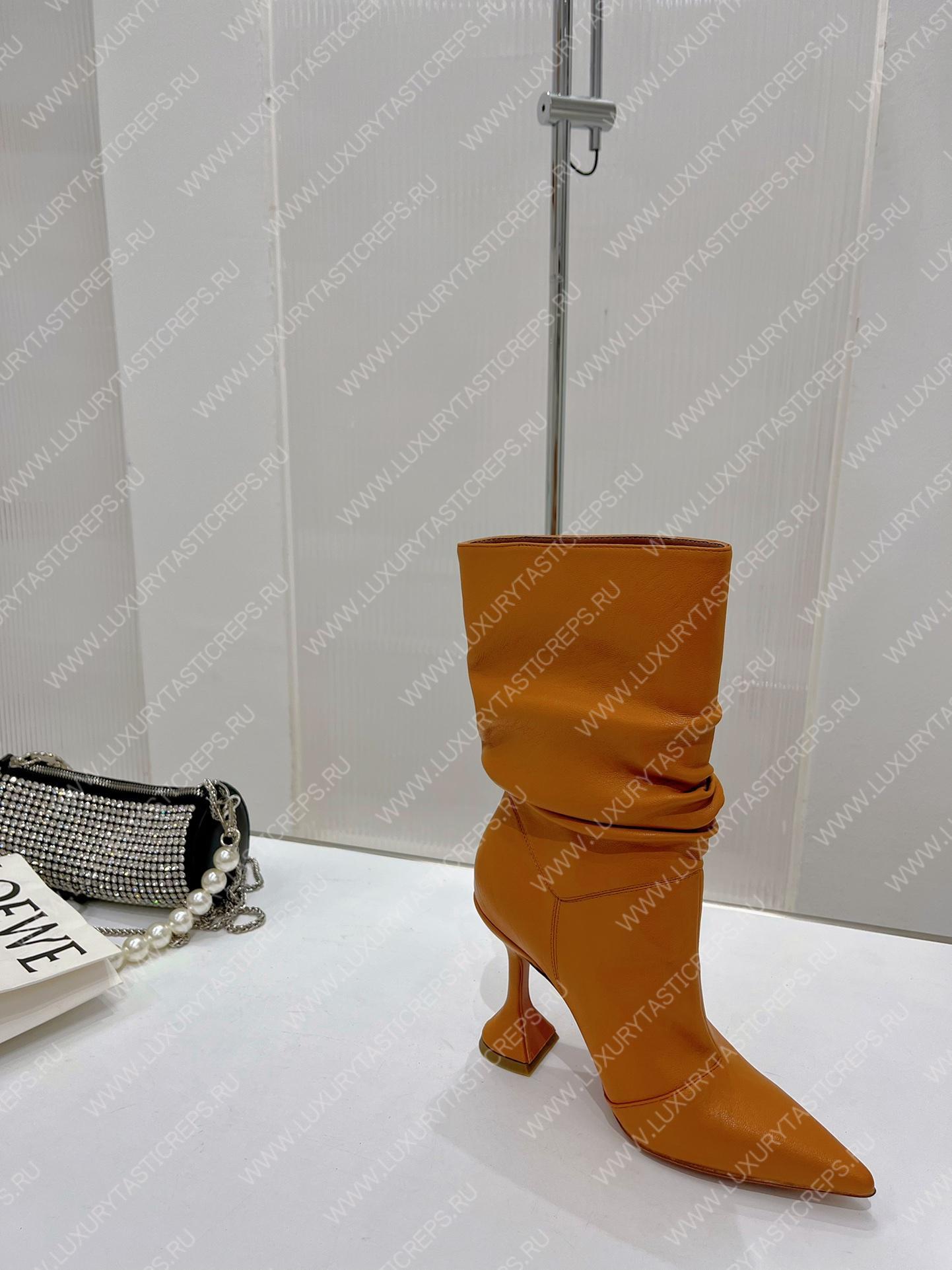 AMINA MUADDI JAHLEEL BOOTIE MUSTARD AM60004