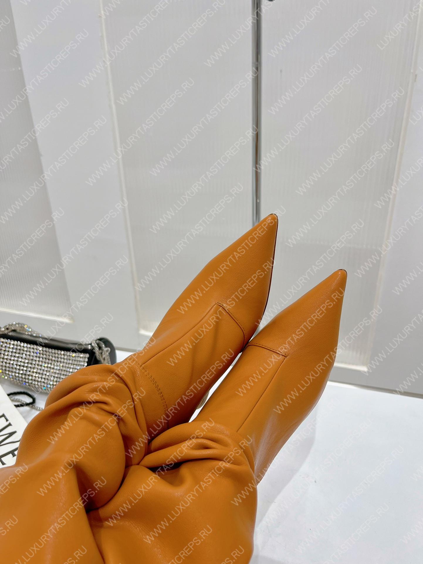 AMINA MUADDI JAHLEEL BOOTIE MUSTARD AM60004