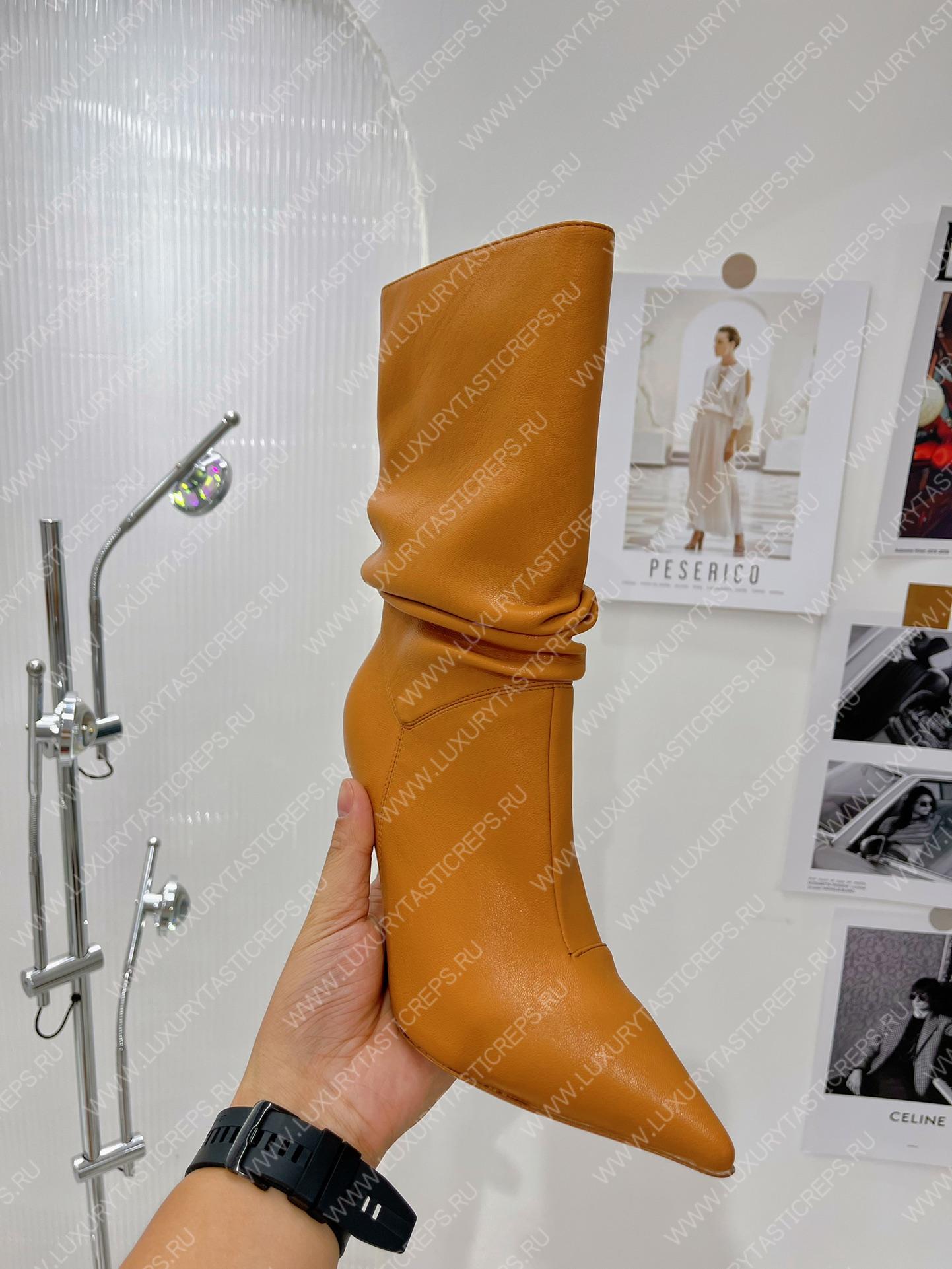 AMINA MUADDI JAHLEEL BOOTIE MUSTARD AM60004