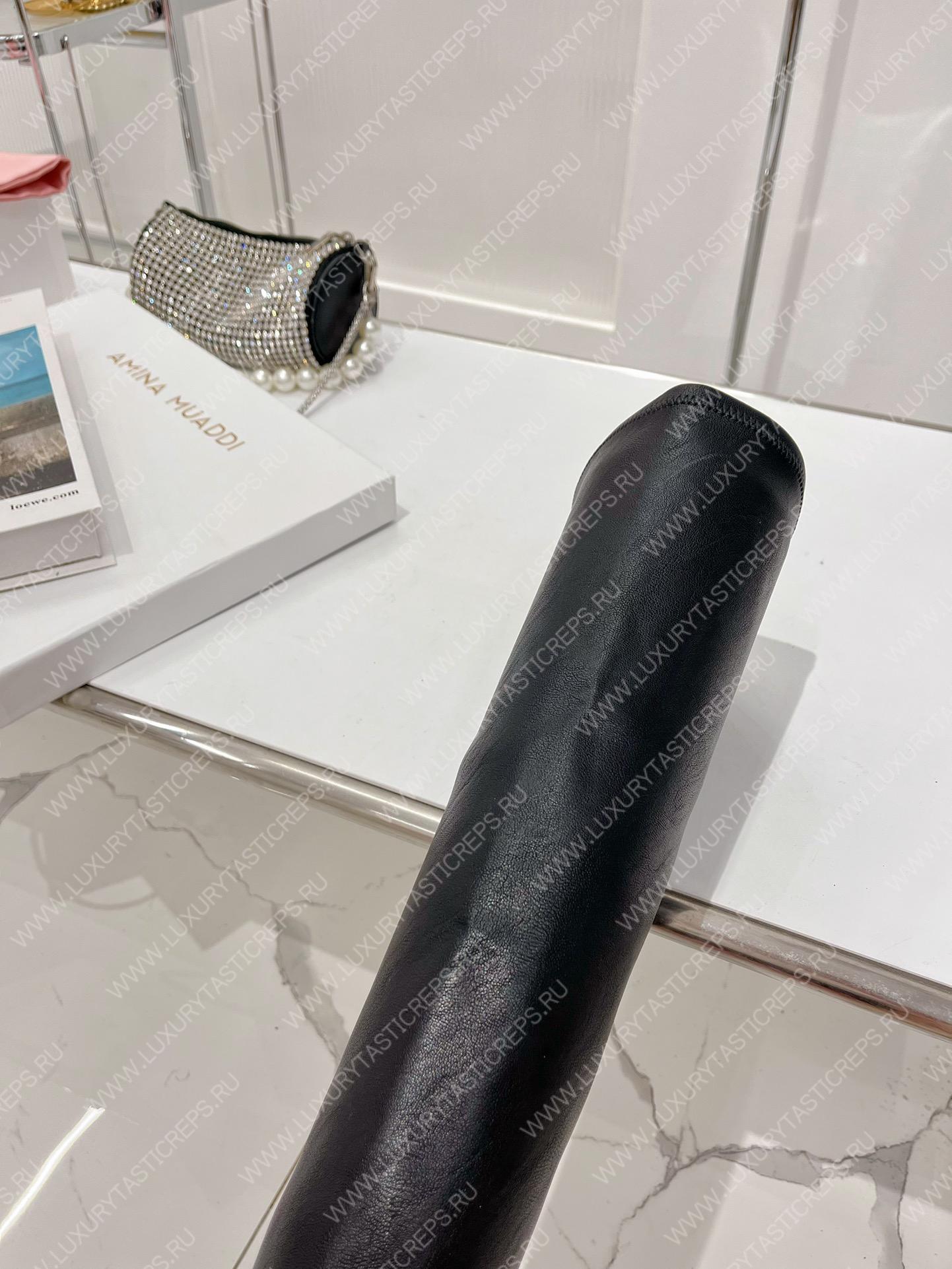 AMINA MUADDI LONG BOOT BLACK AM5001