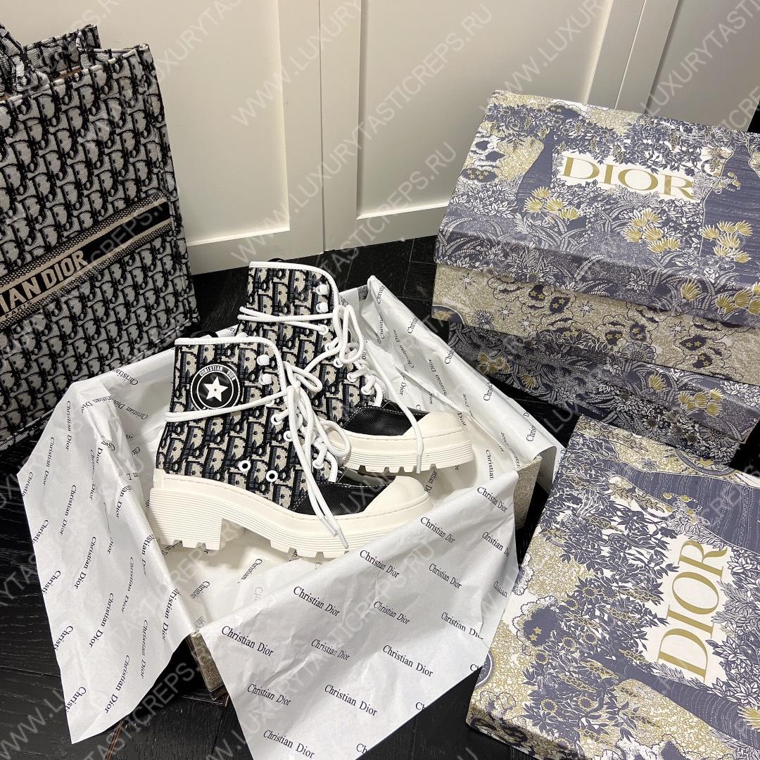 D*or d-rise ankle boot beige & black kci767tfc