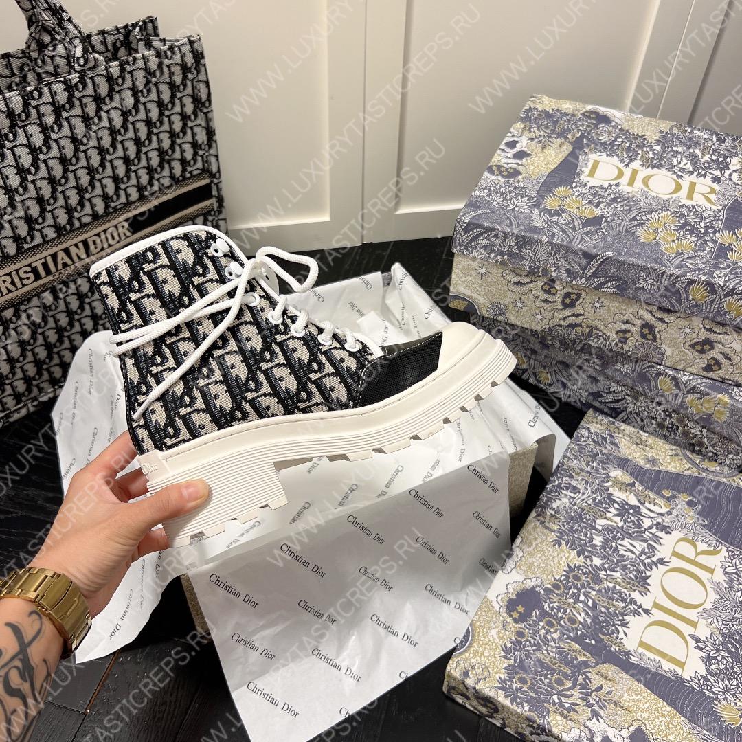 D*or d-rise ankle boot beige & black kci767tfc