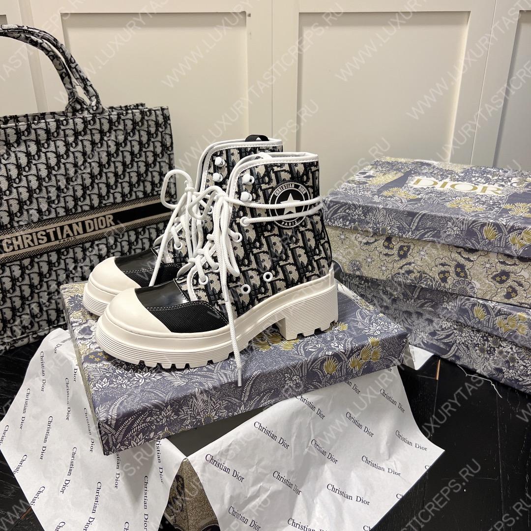 D*or d-rise ankle boot beige & black kci767tfc