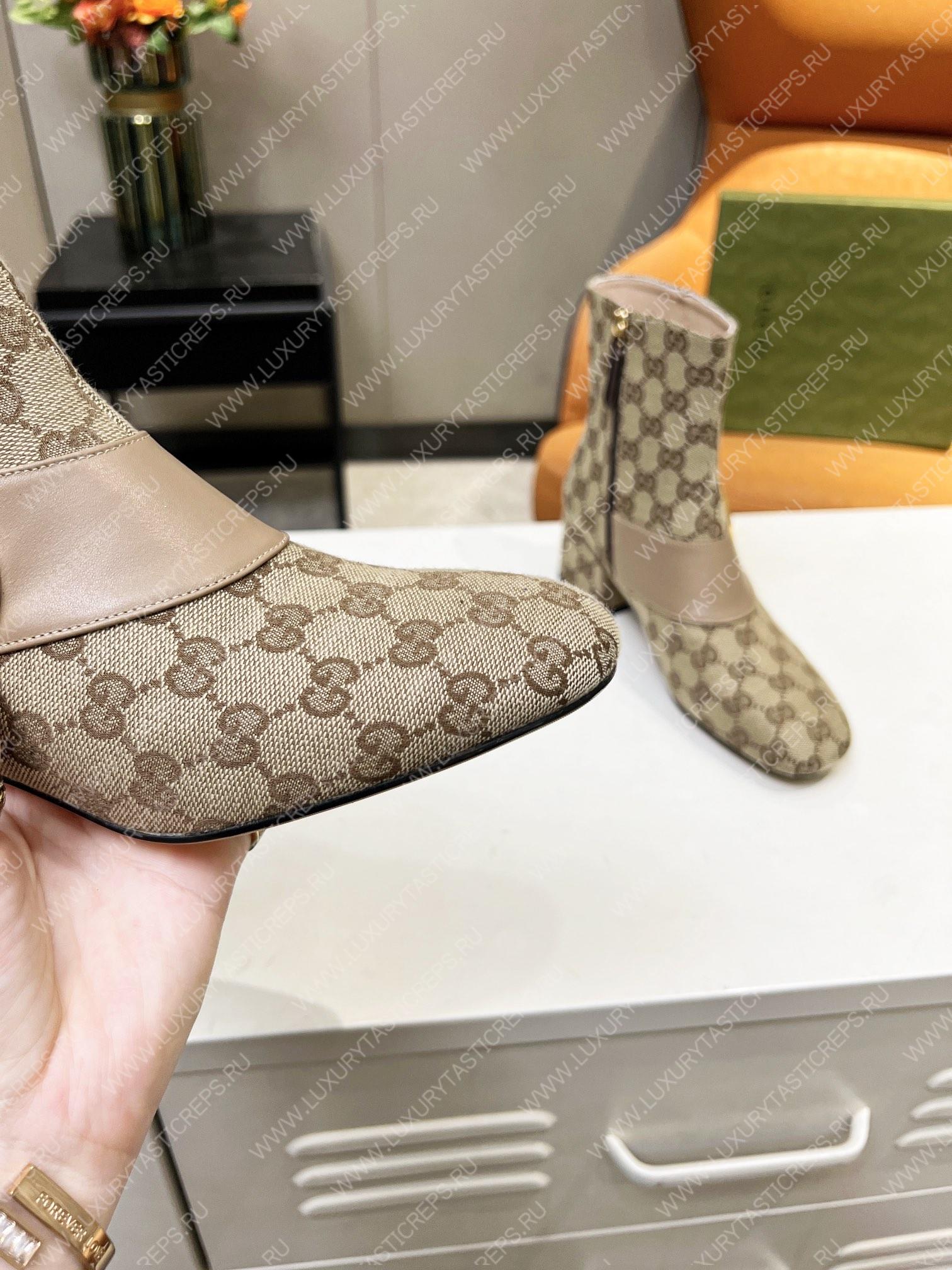 G*u*i women blondie ankle boot beige 700016