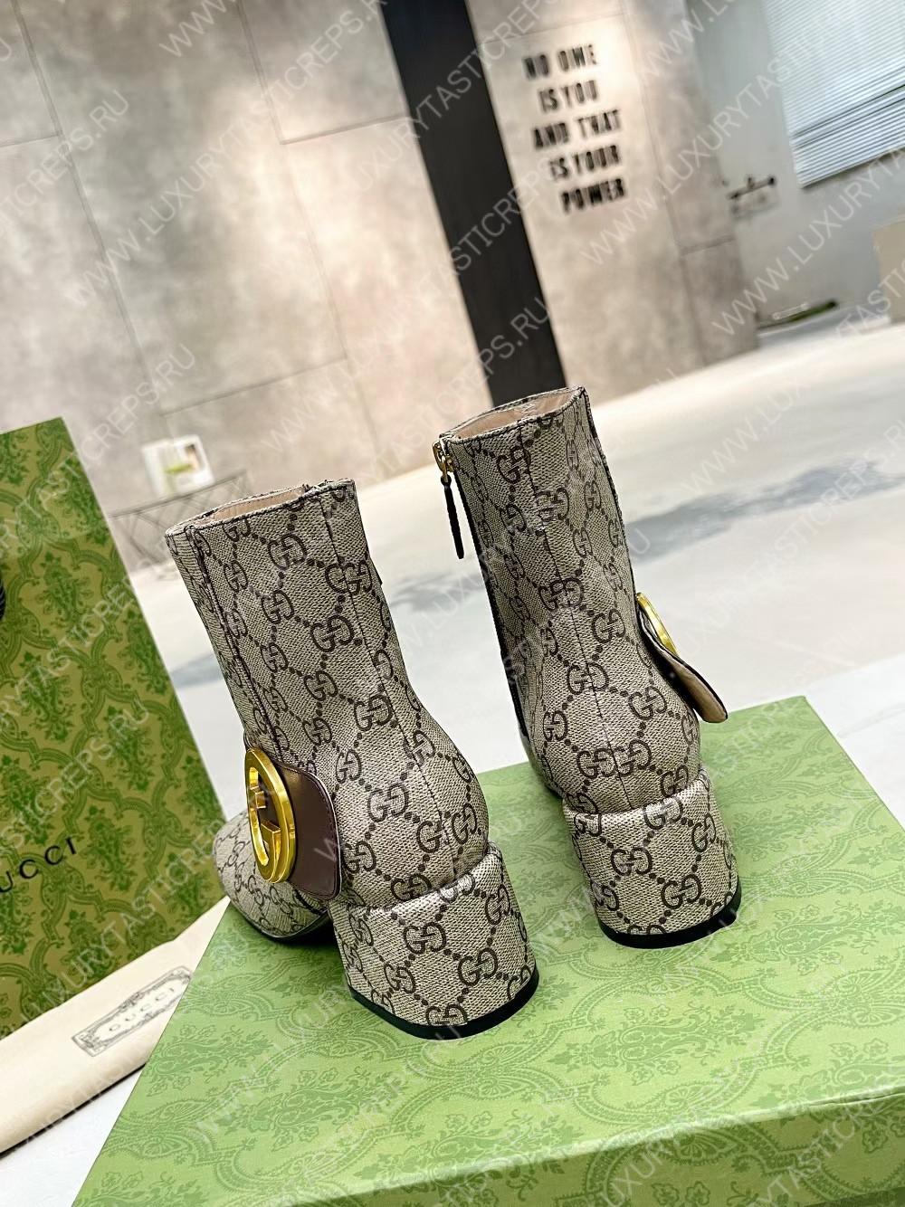 G*u*i ankle boot beige 701706