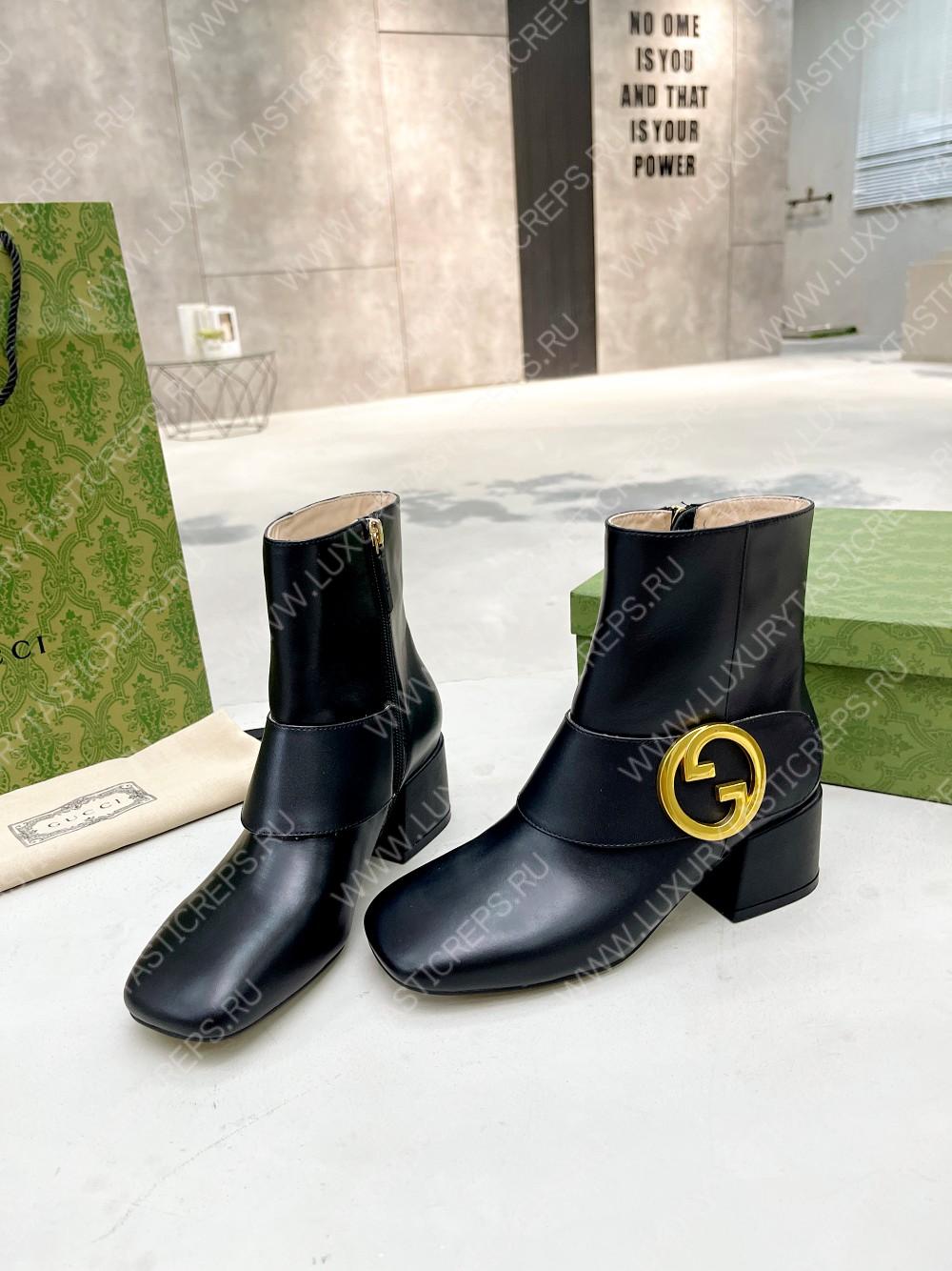 G*u*i blondie ankle boot black 700016