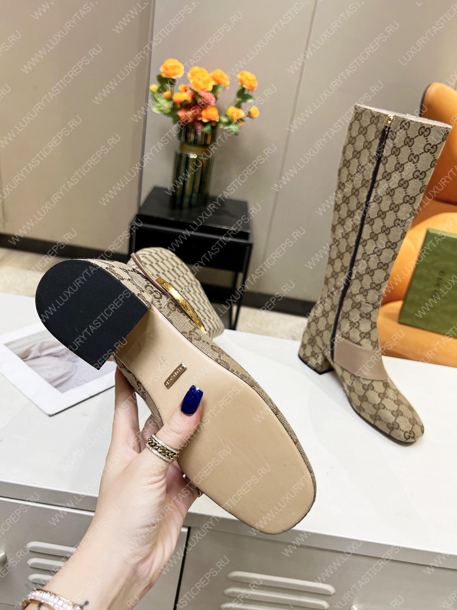 G*u*i women blondie boot beige 678278