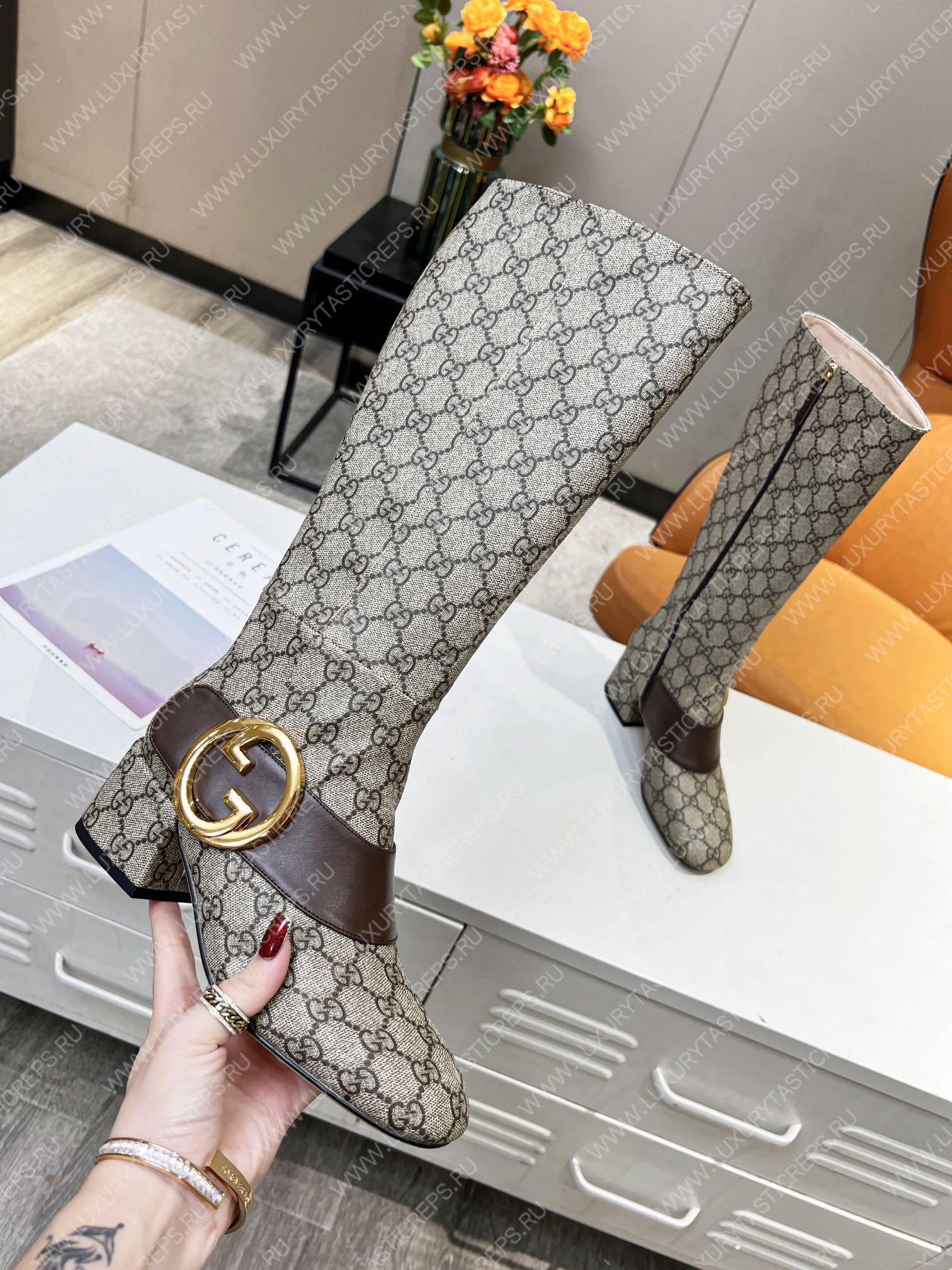 G*u*i women blondie boot beige 678278