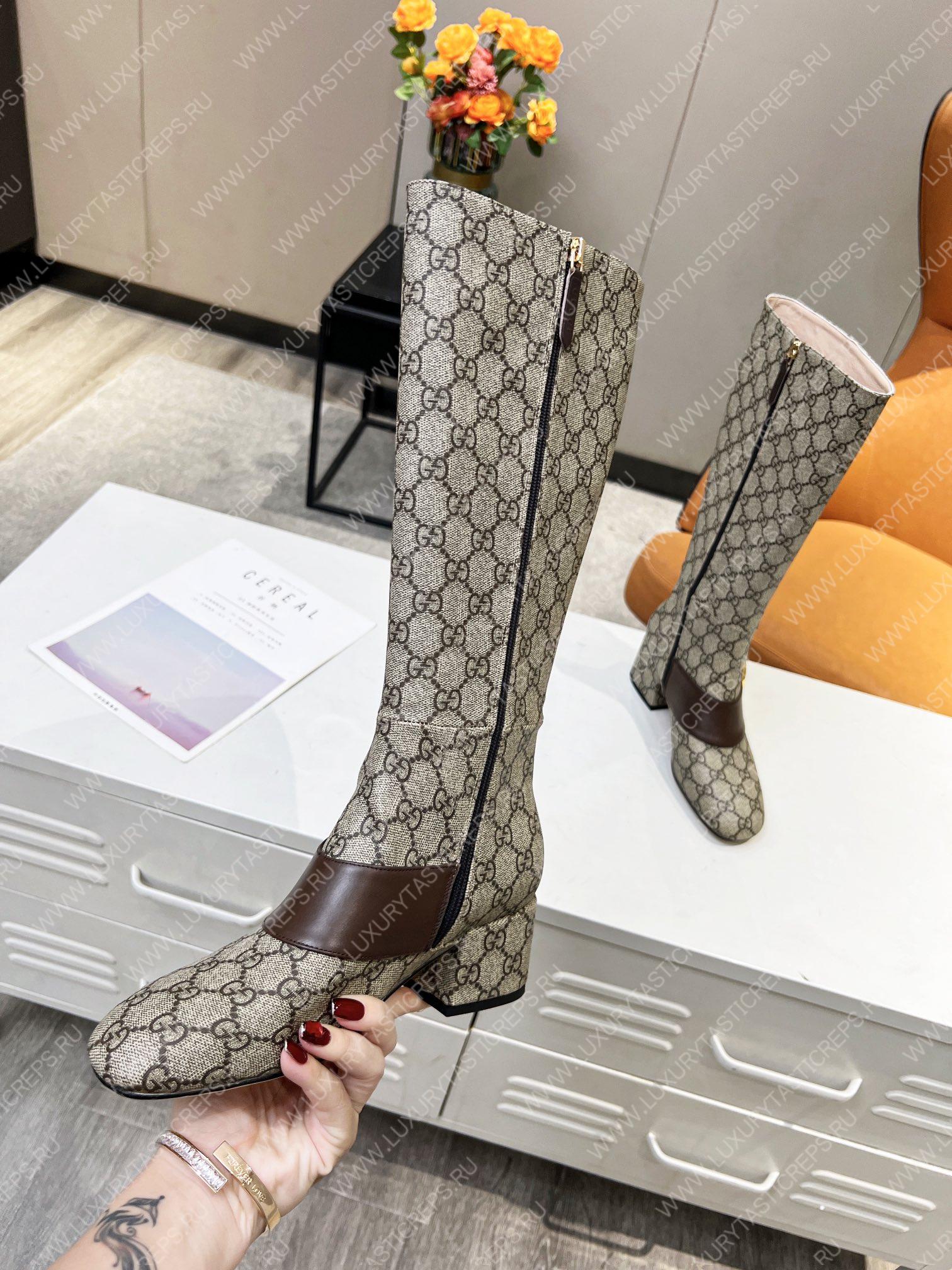 G*u*i women blondie boot beige 678278