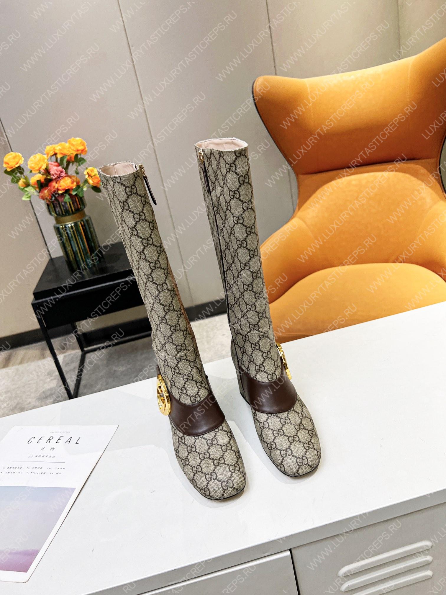 G*u*i women blondie boot beige 678278