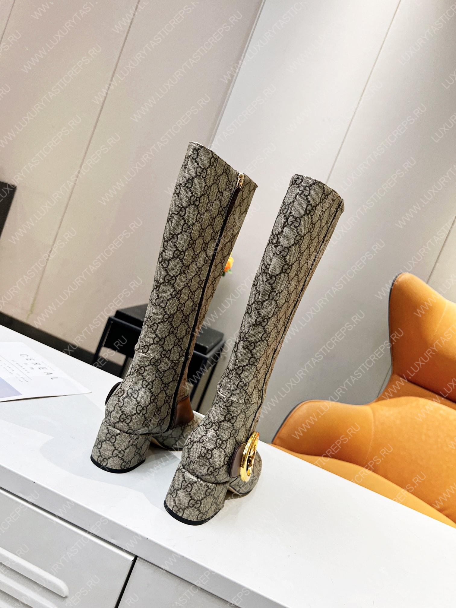 G*u*i women blondie boot beige 678278