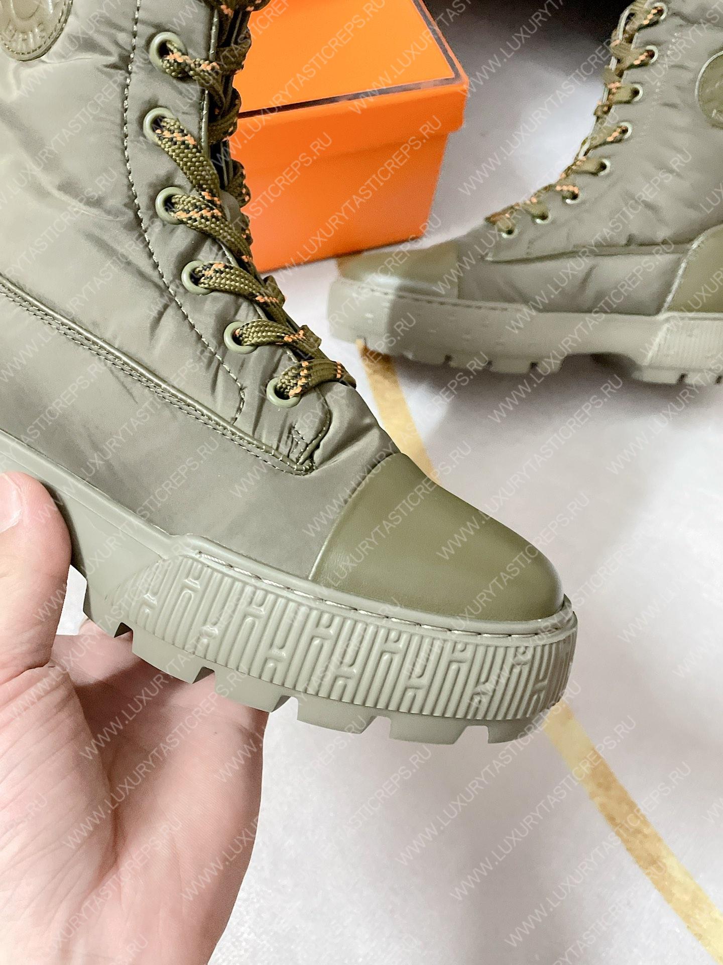 H**mes fresh ankle boot kaki h222052z