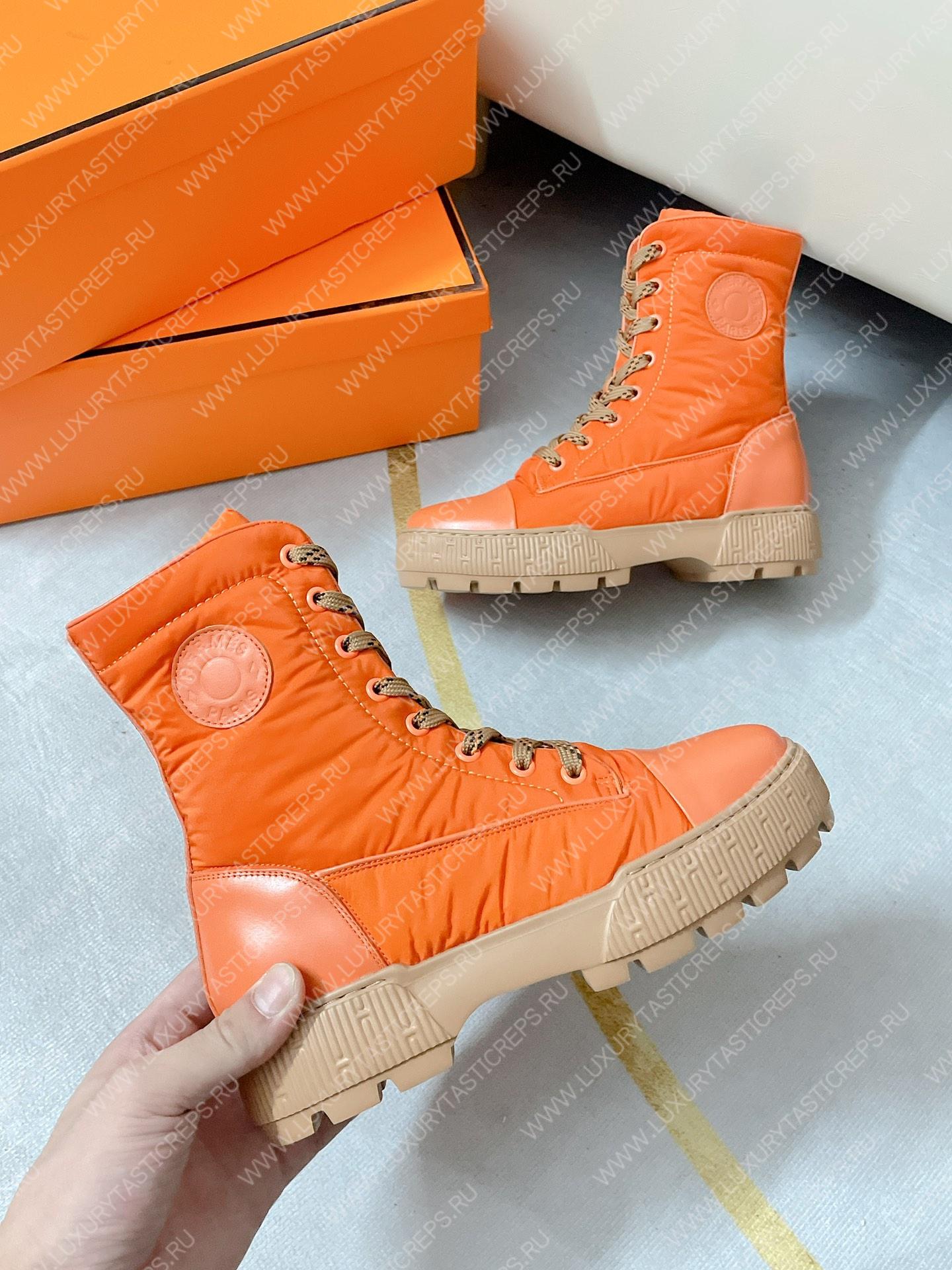 H**mes fresh ankle boot orange h222052z