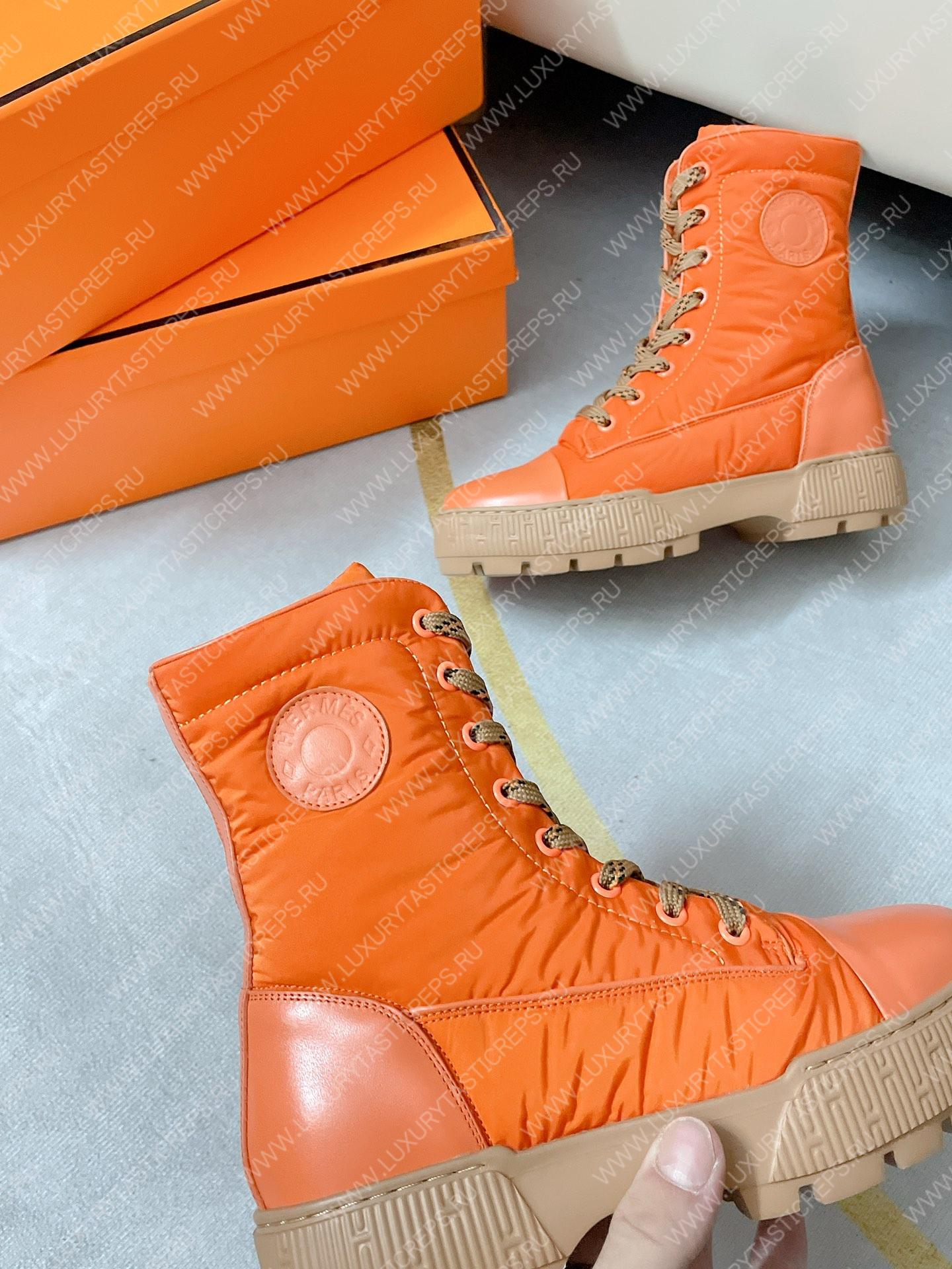 H**mes fresh ankle boot orange h222052z