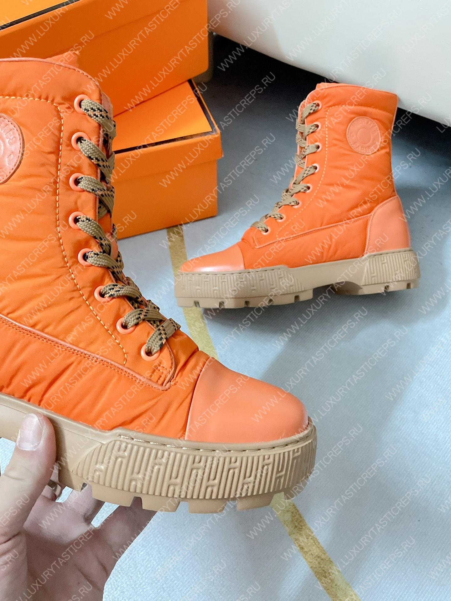 H**mes fresh ankle boot orange h222052z