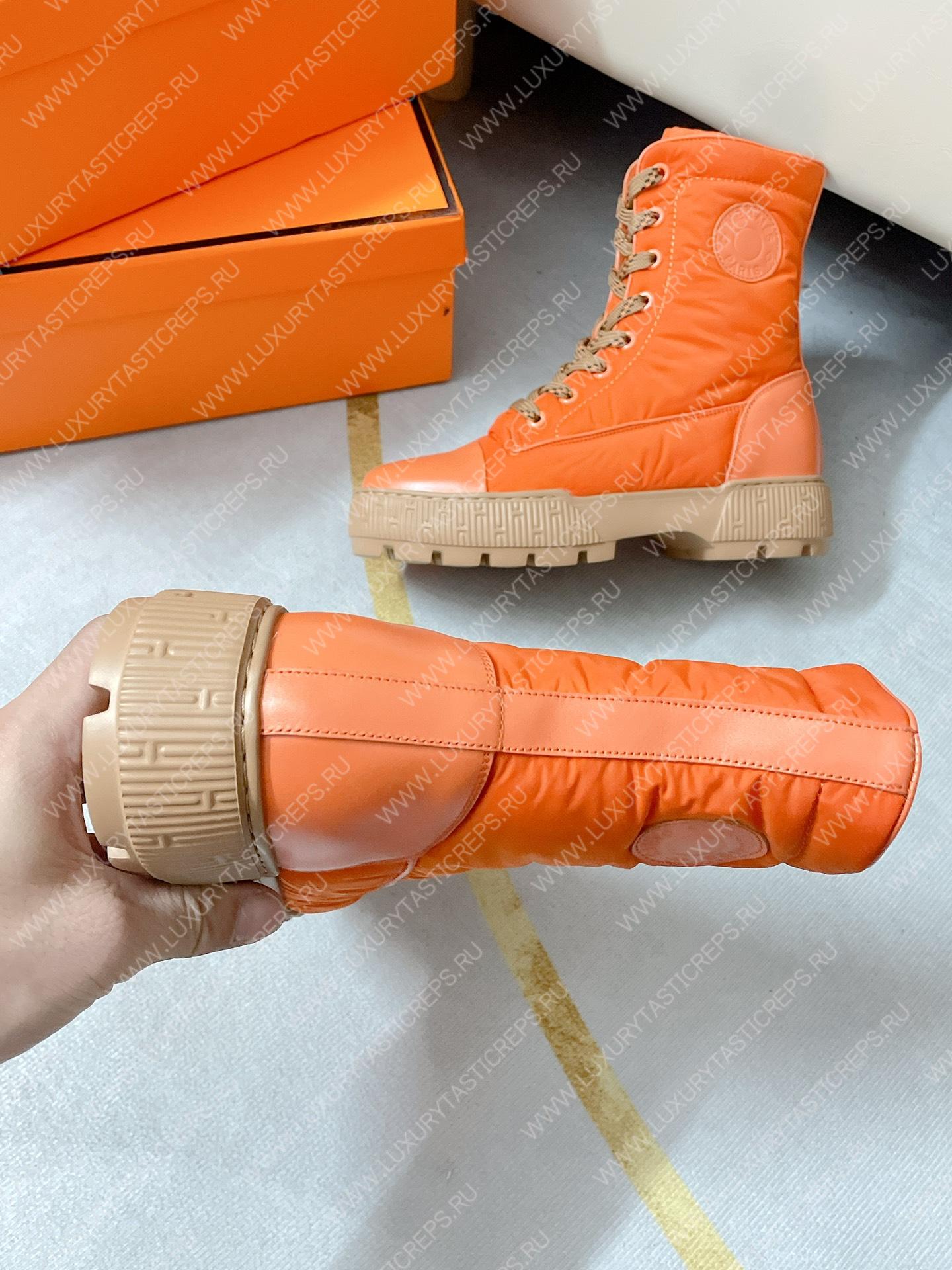 H**mes fresh ankle boot orange h222052z
