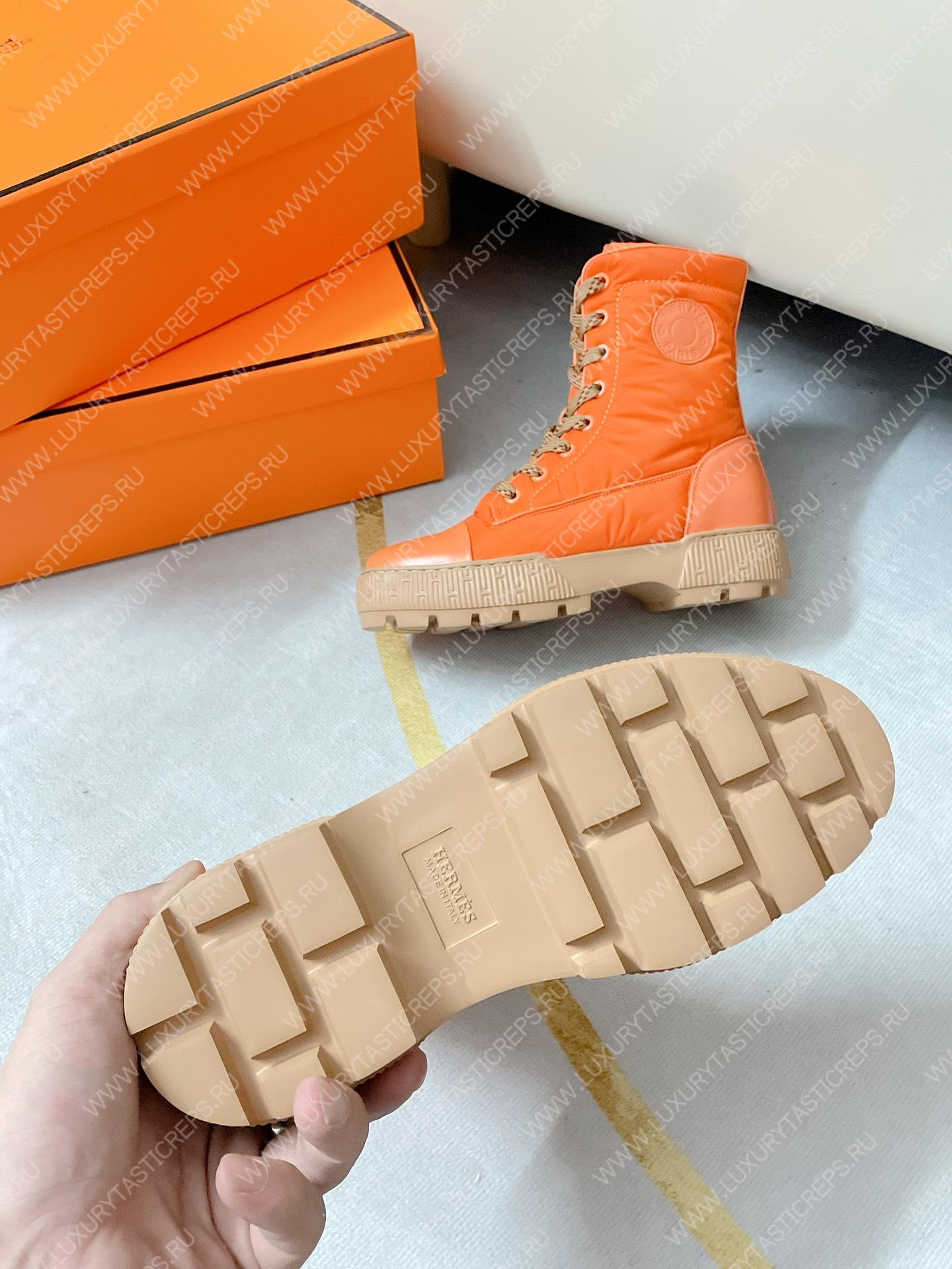 H**mes fresh ankle boot orange h222052z