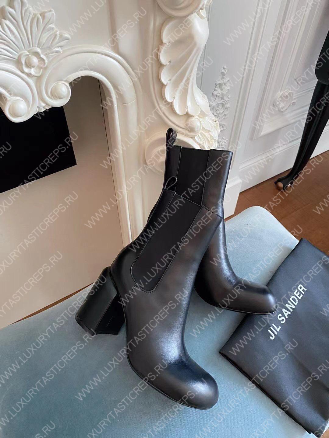 JIL SANDER ANKLE BOOTS BLACK J15WU0022