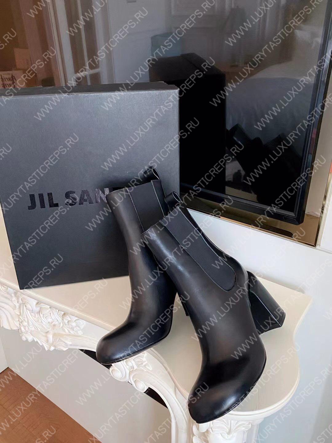 JIL SANDER ANKLE BOOTS BLACK J15WU0022