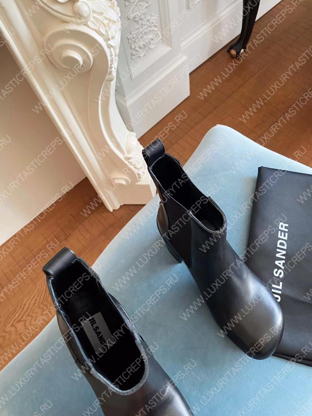 JIL SANDER ANKLE BOOTS BLACK J15WU0022