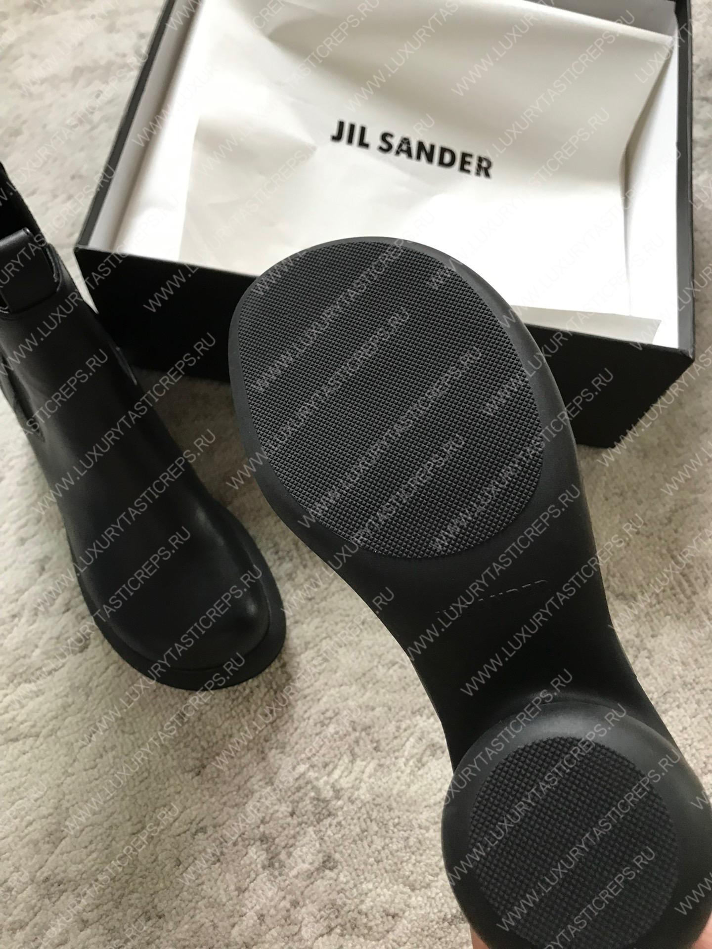 JIL SANDER ANKLE BOOTS BLACK J15WU0022