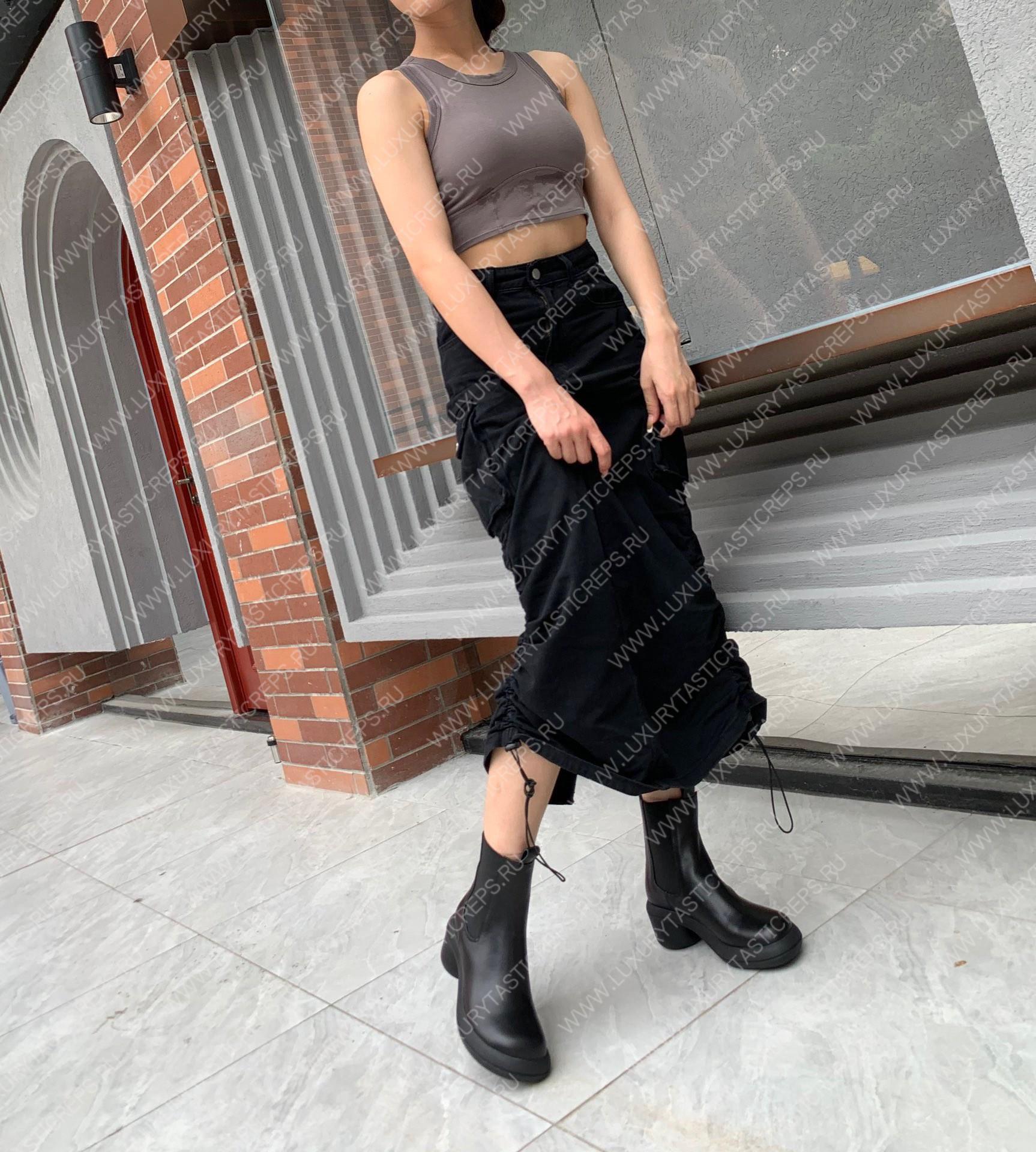 JIL SANDER ANKLE BOOTS BLACK J15WU0022