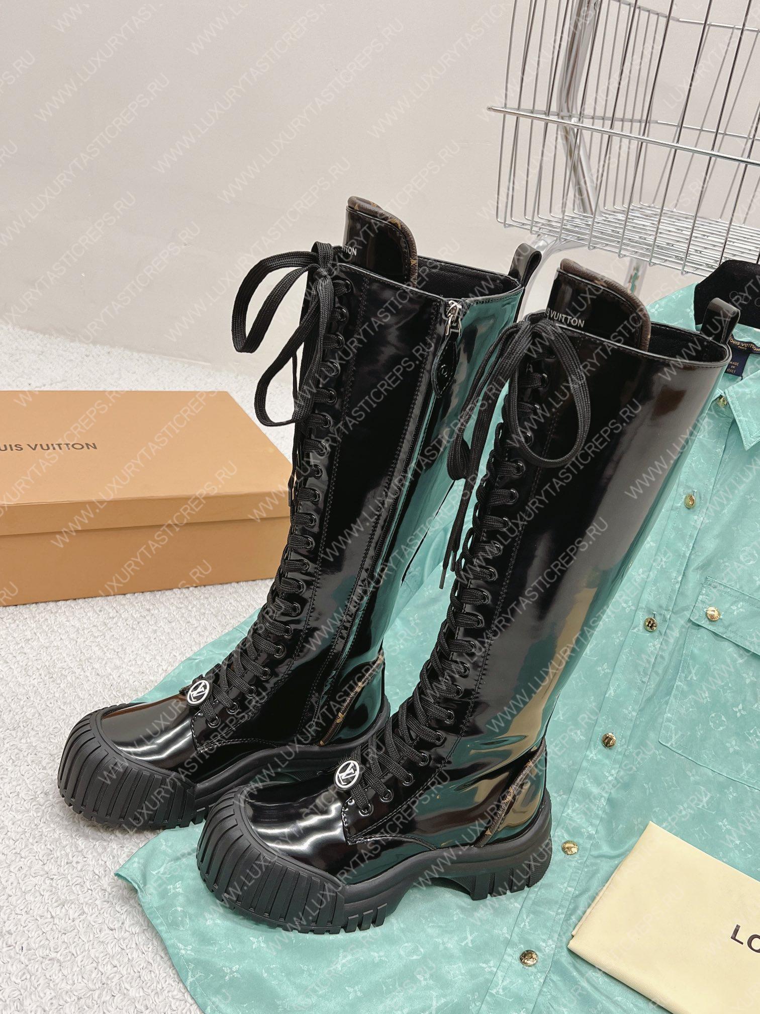 l**is V*t*n high lace-up boots black 1aac6t