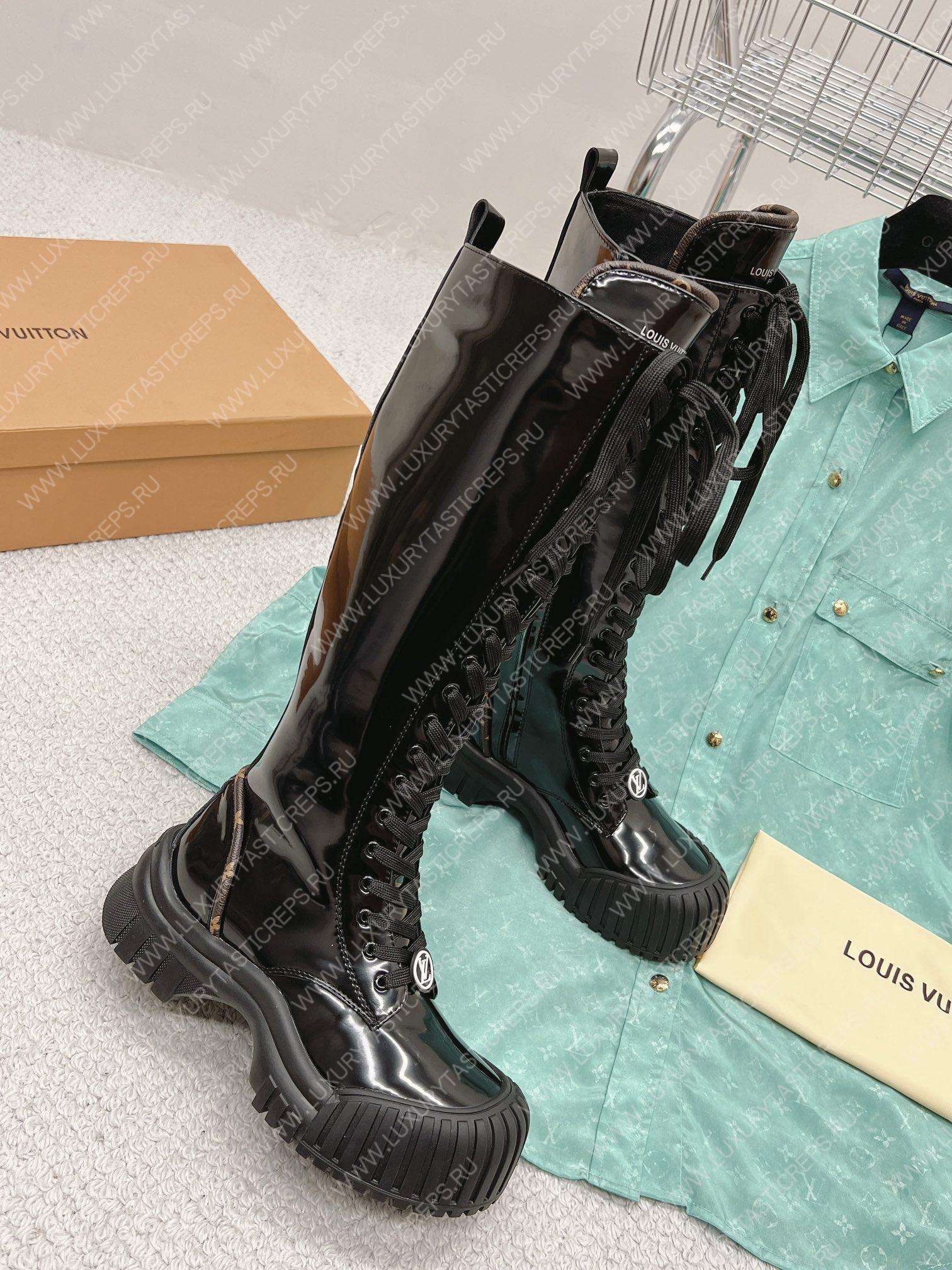 l**is V*t*n high lace-up boots black 1aac6t