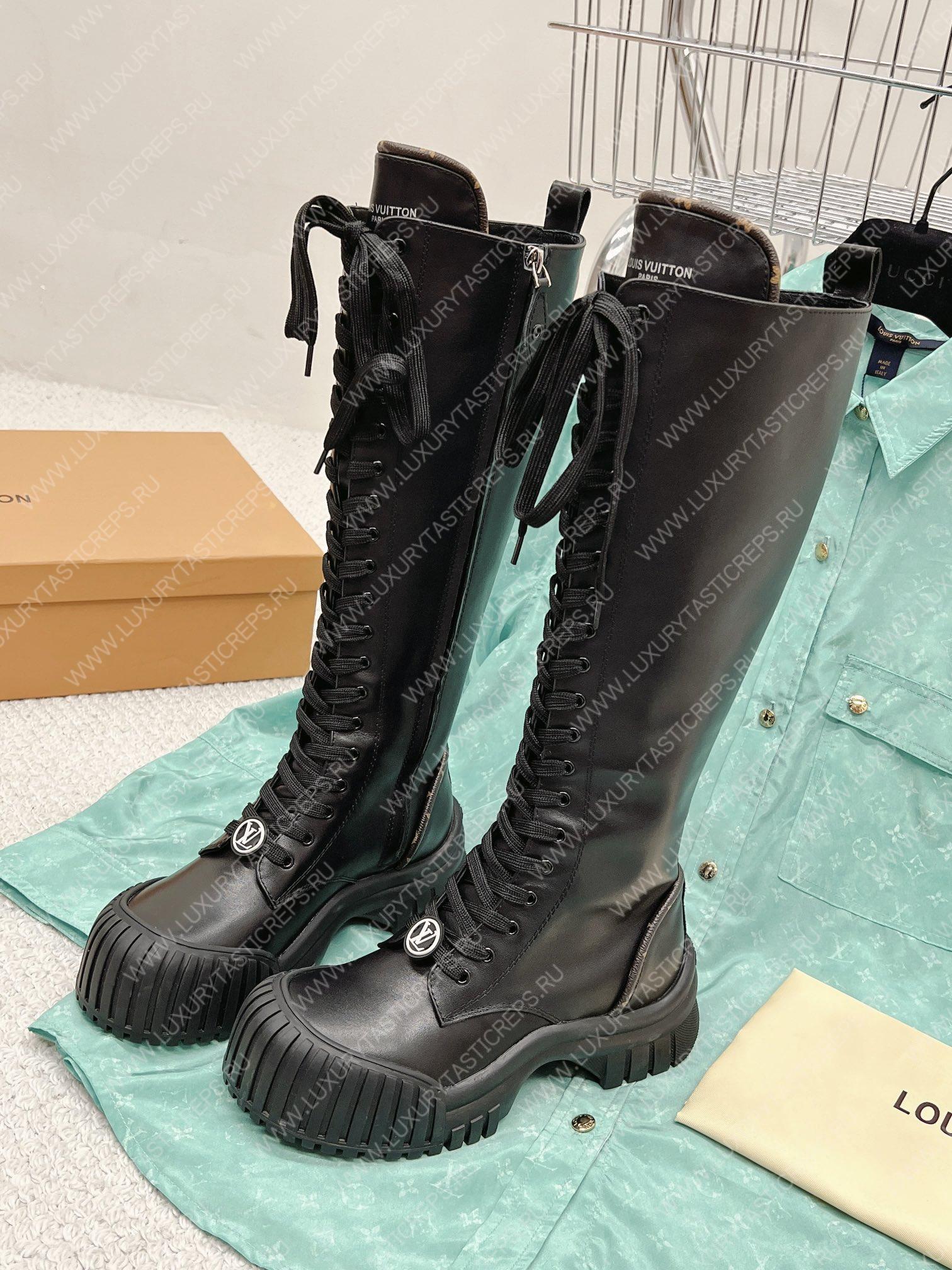 l**is V*t*n high lace-up boots black 1aac6t