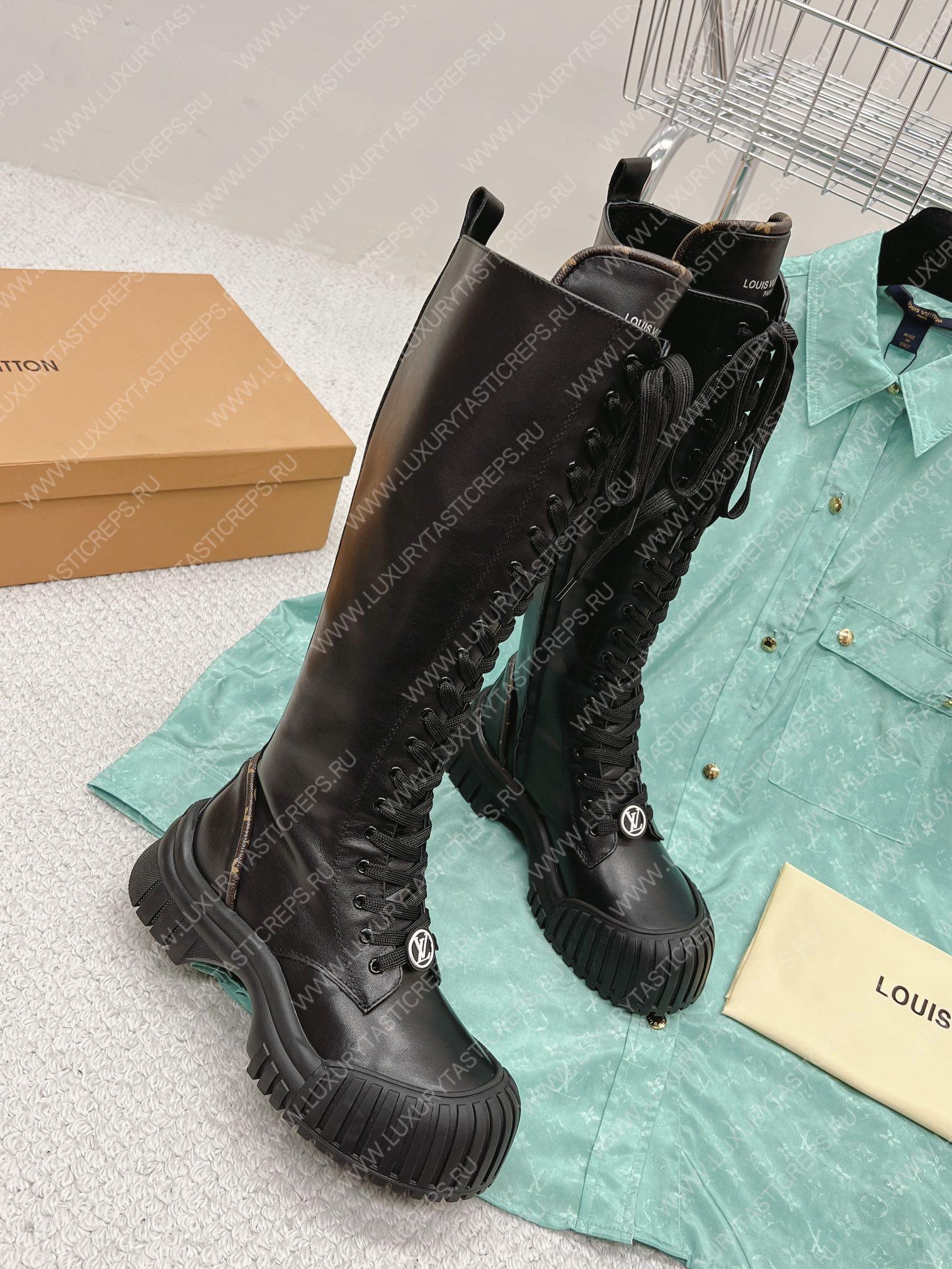 l**is V*t*n high lace-up boots black 1aac6t