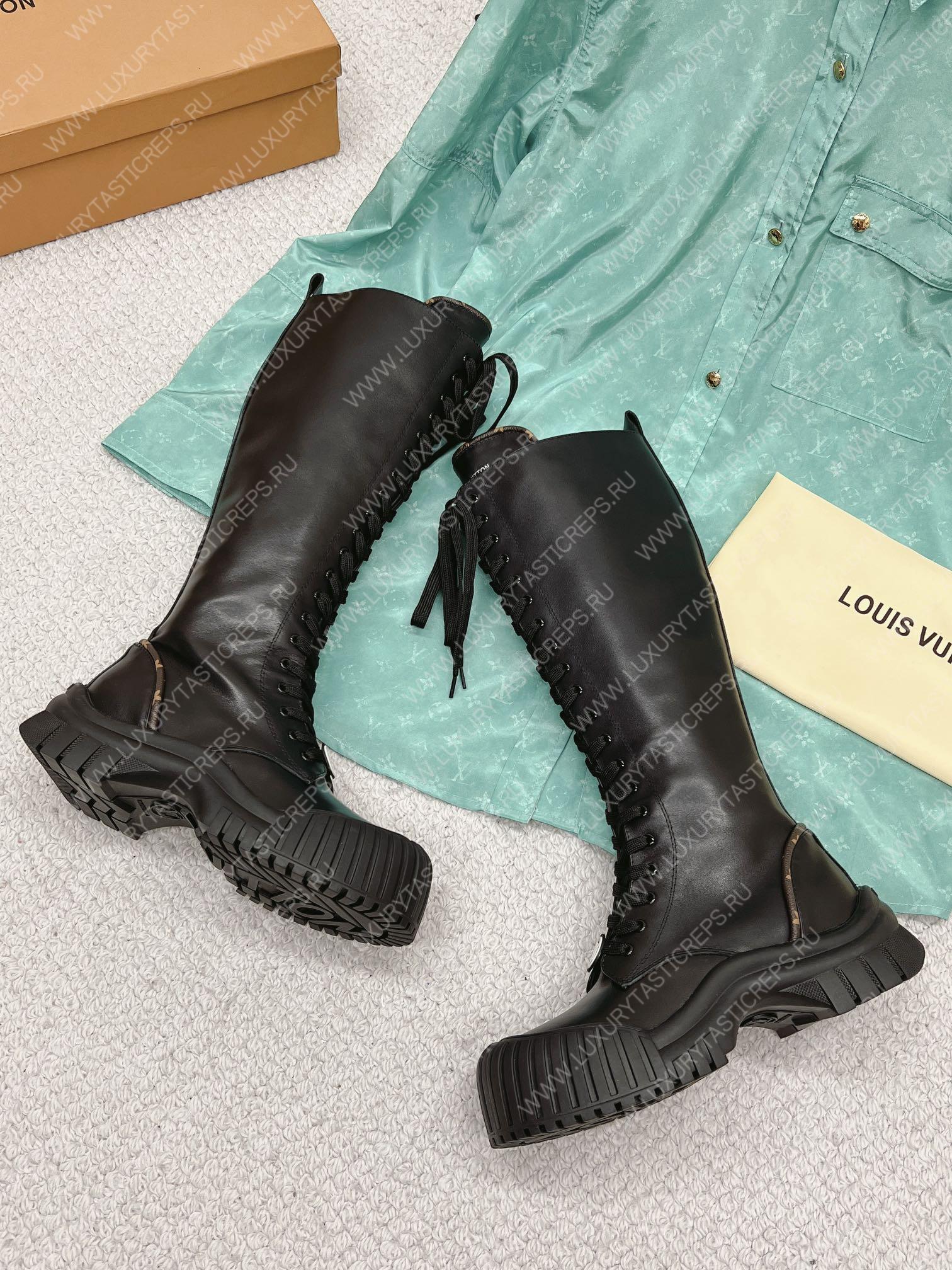 l**is V*t*n high lace-up boots black 1aac6t