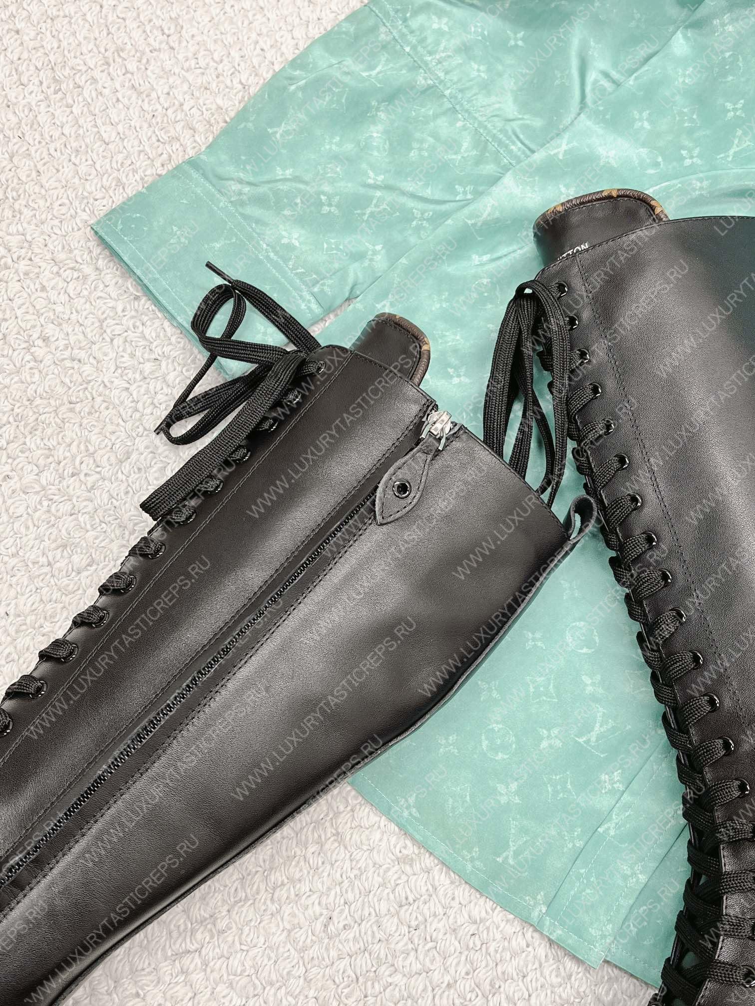 l**is V*t*n high lace-up boots black 1aac6t