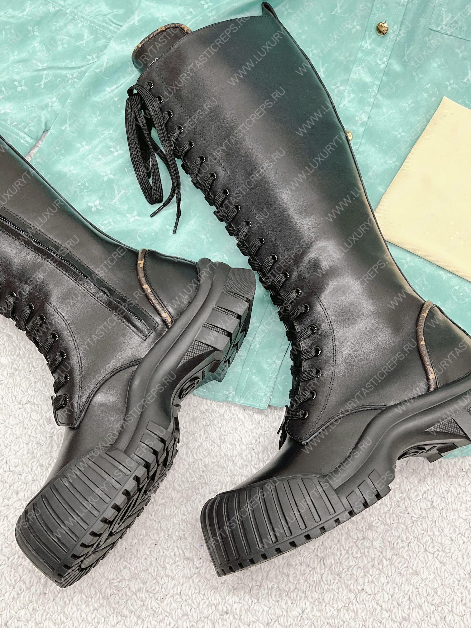 l**is V*t*n high lace-up boots black 1aac6t