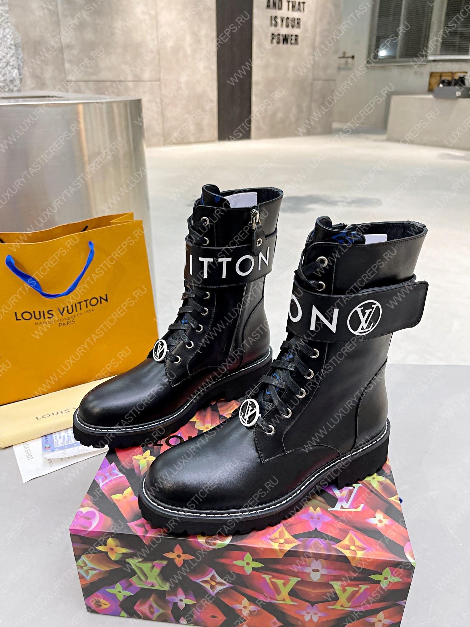 l**is V*t*n territory flat ranger boots black 1a9hae