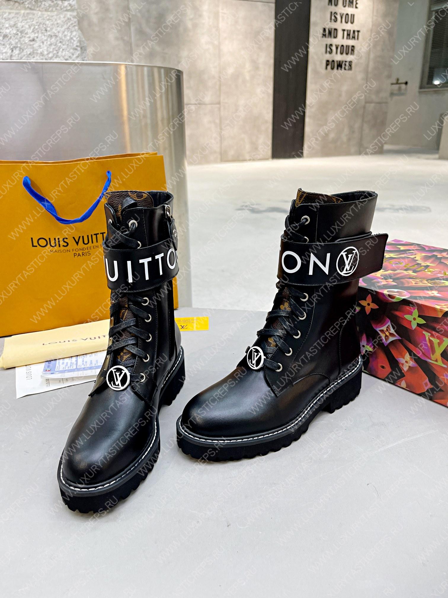 l**is V*t*n territory flat ranger boots black 1a9hae