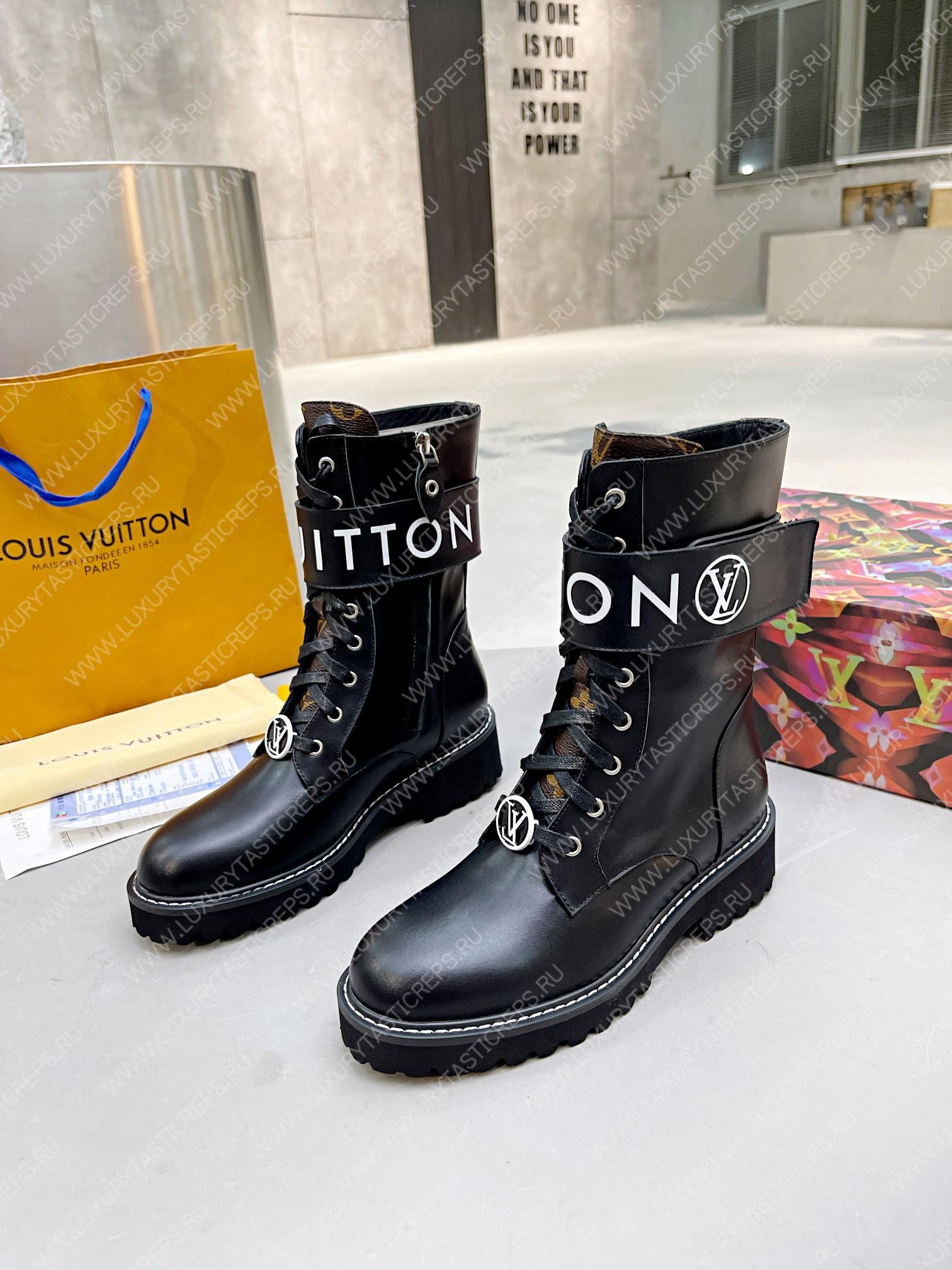 l**is V*t*n territory flat ranger boots black 1a9hae