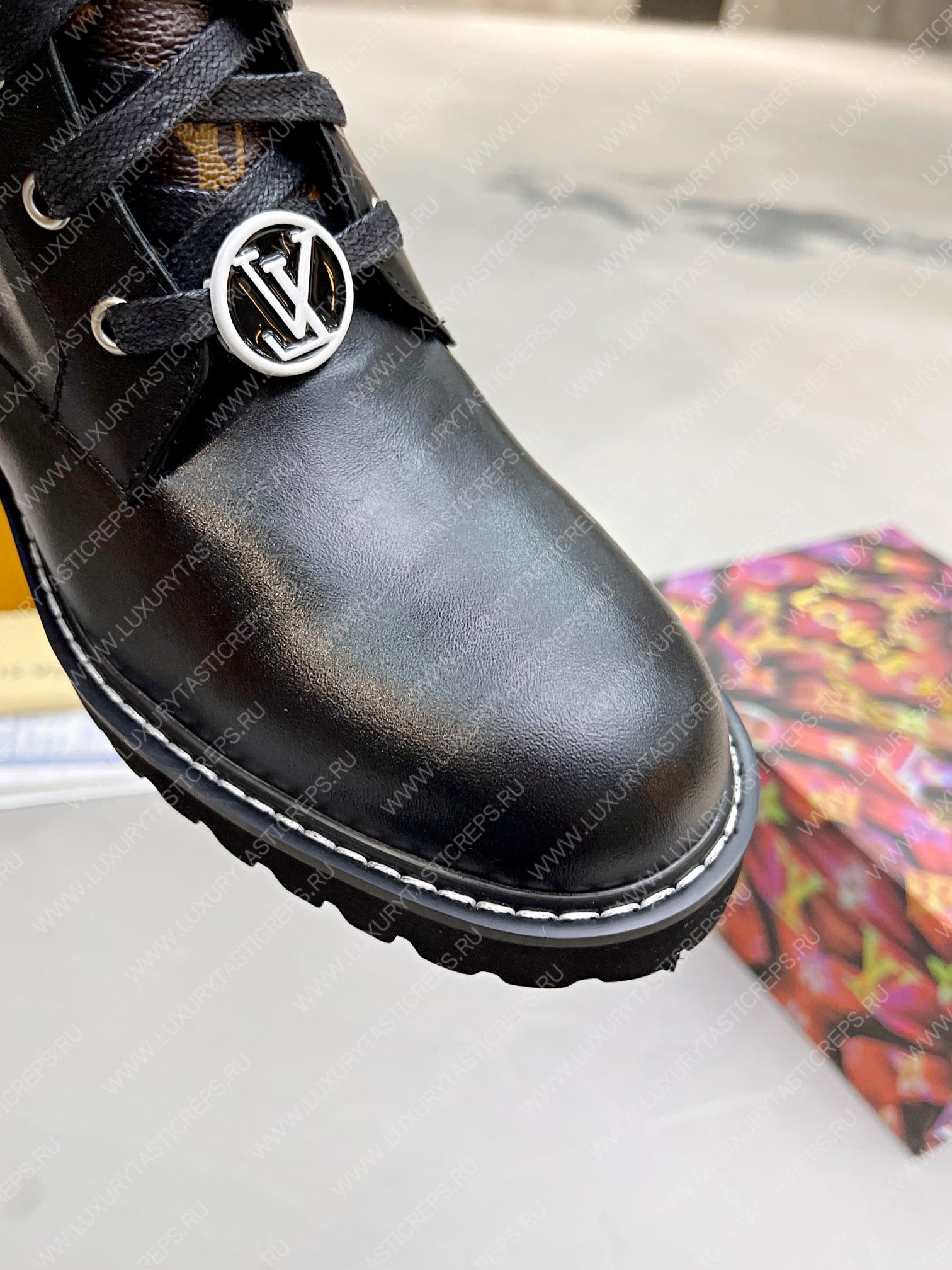 l**is V*t*n territory flat high ranger boots black 1a9h1m