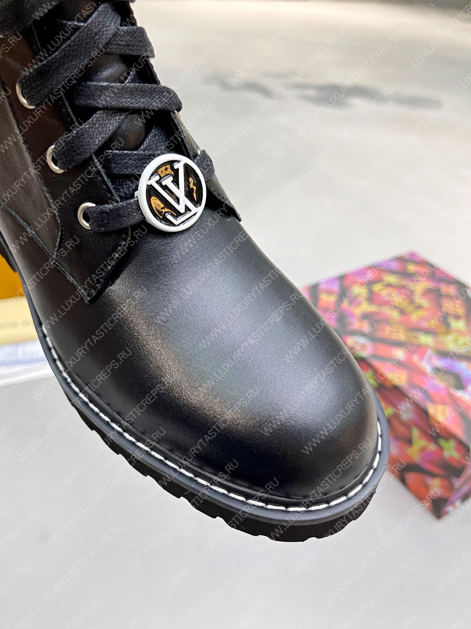 l**is V*t*n territory flat high ranger boots black 1a9h1m