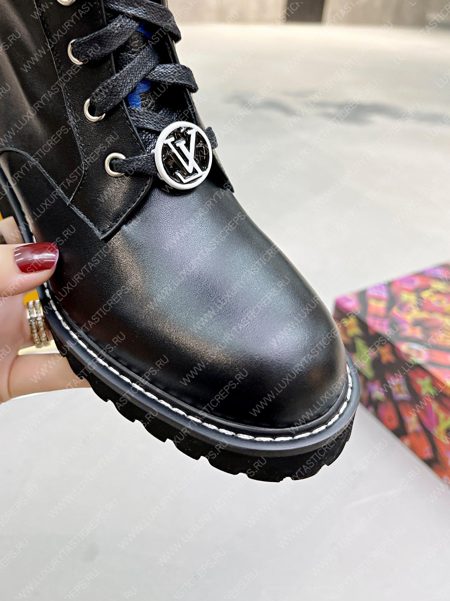 l**is V*t*n territory flat high ranger boots black 1a9h1m