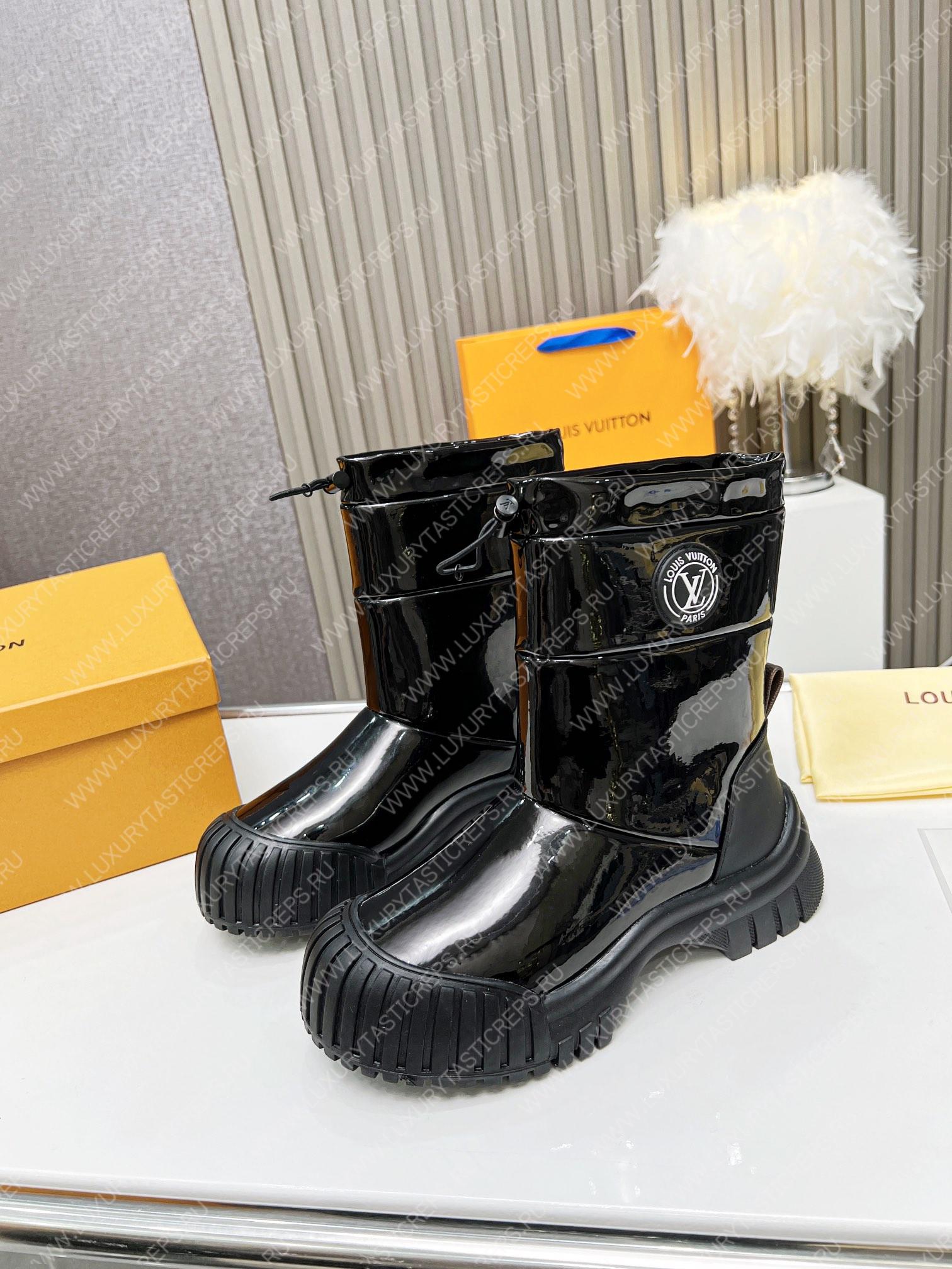 l**is V*t*n ruby flat hallf boots black 1aalzo