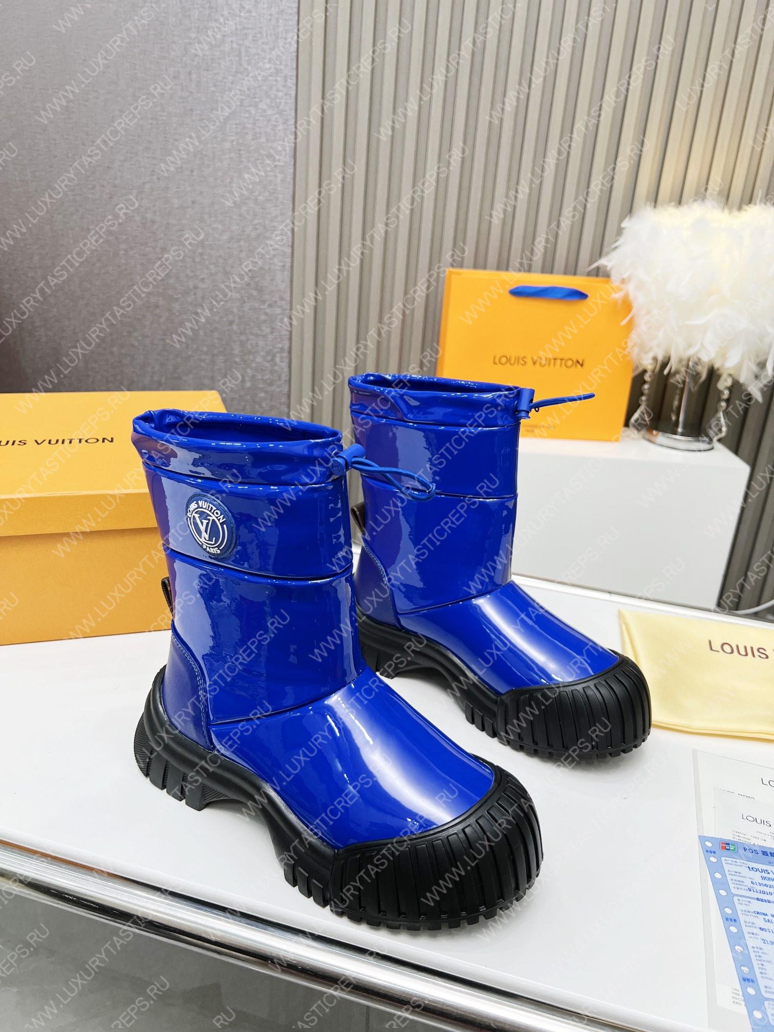 l**is V*t*n ruby flat hallf boots blue 1aalzo
