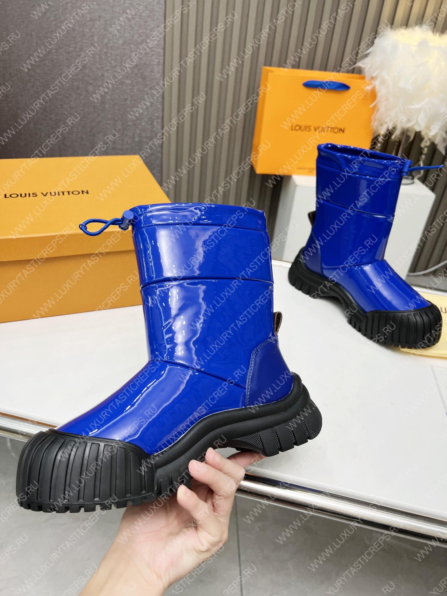 l**is V*t*n ruby flat hallf boots blue 1aalzo