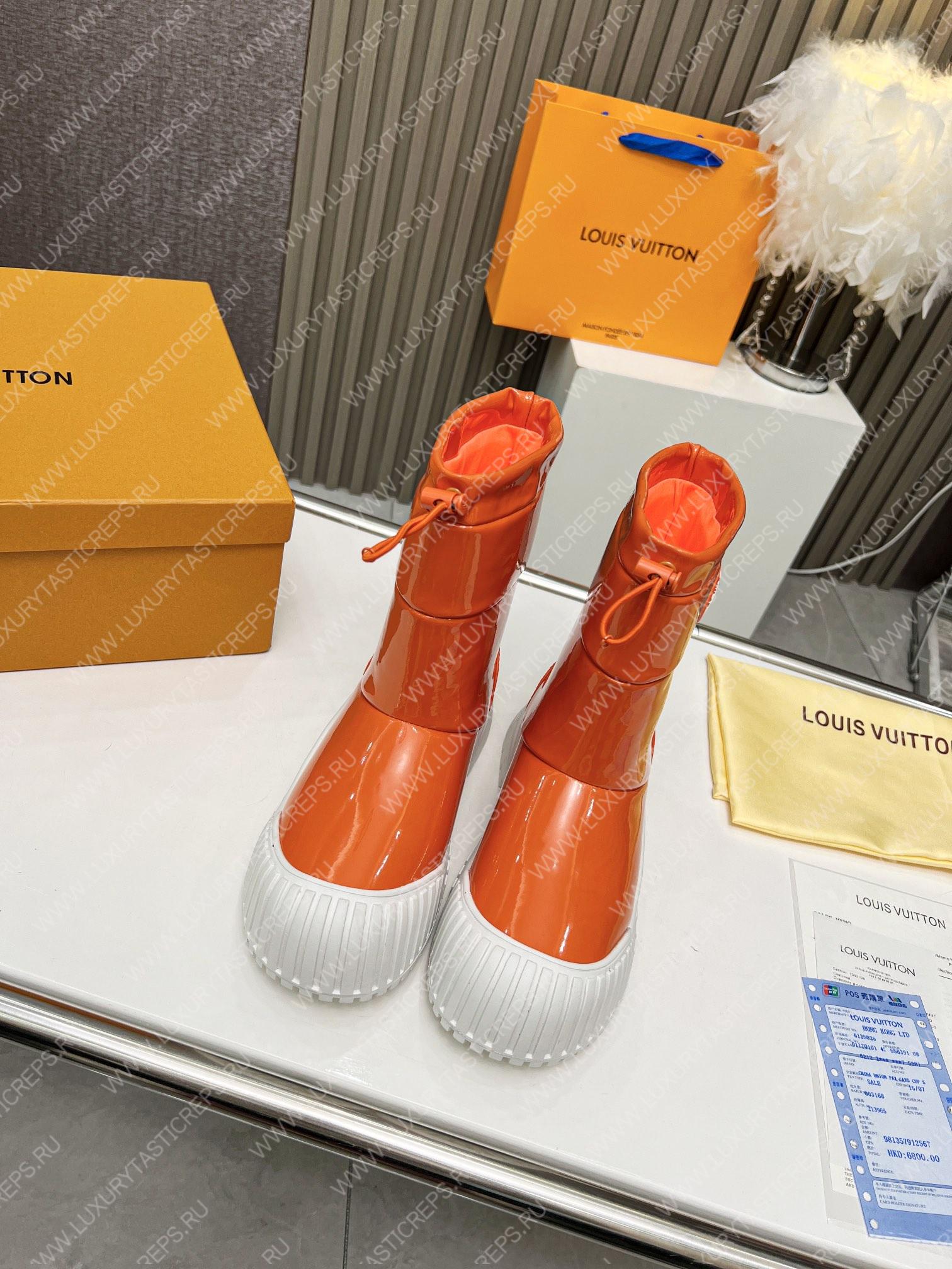 l**is V*t*n ruby flat hallf boots orange 1aalzo