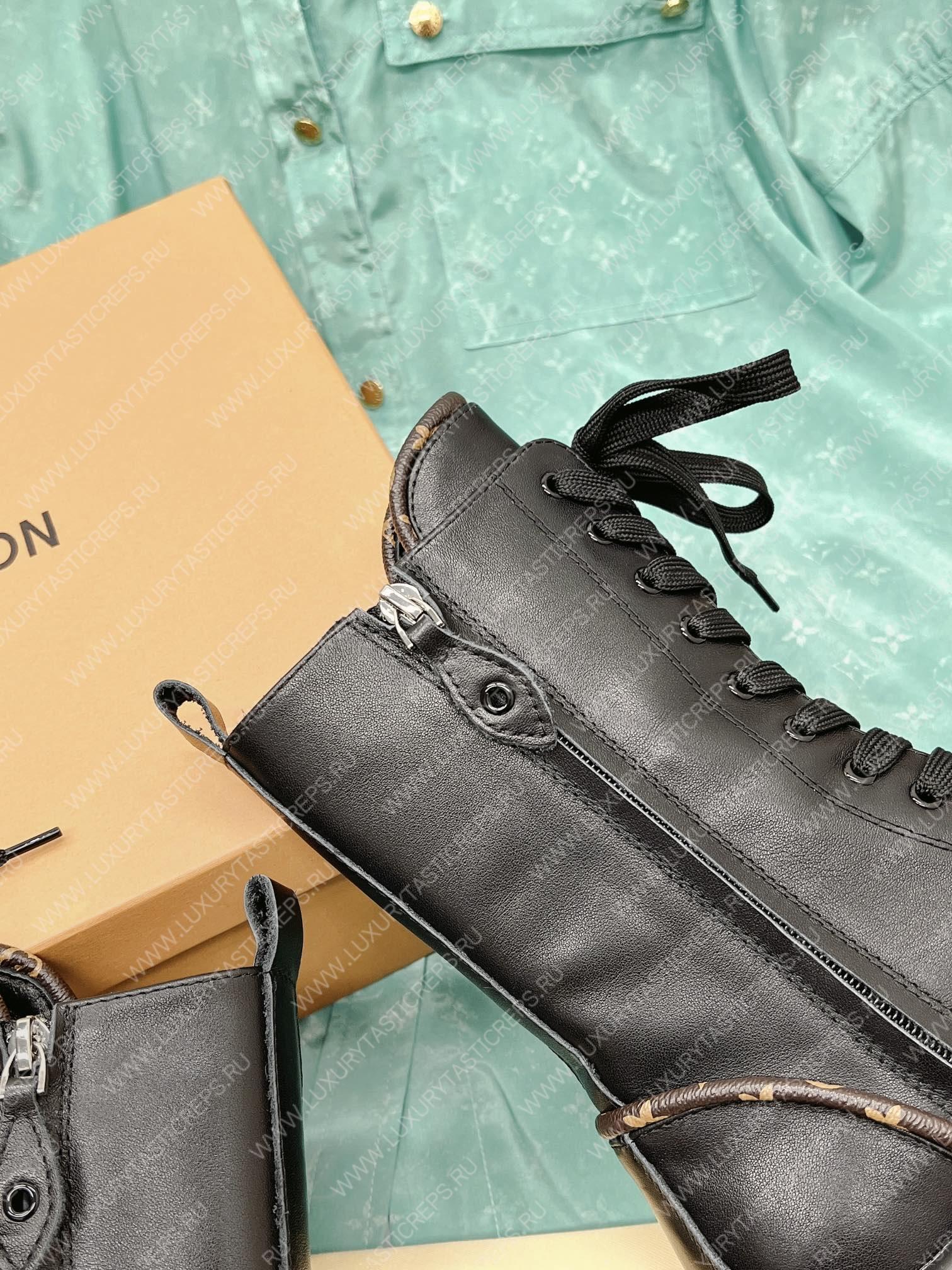 l**is V*t*n lace-up boots black 1aabc8