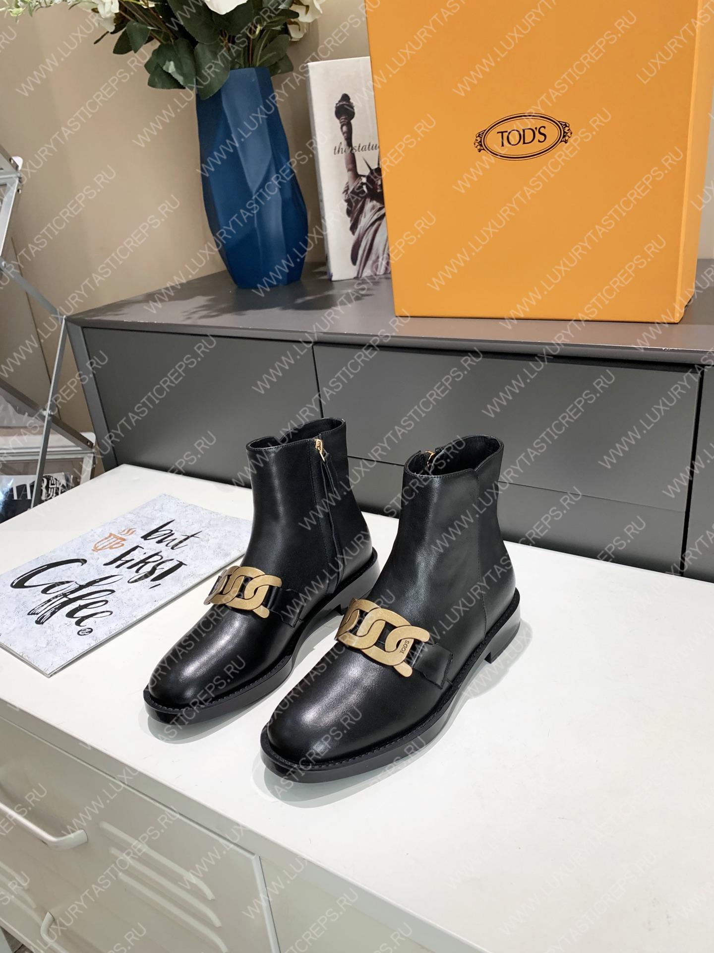 TOD’S KATE ANKLE BOOTS BLACK XXW60C0DY40GOCB999