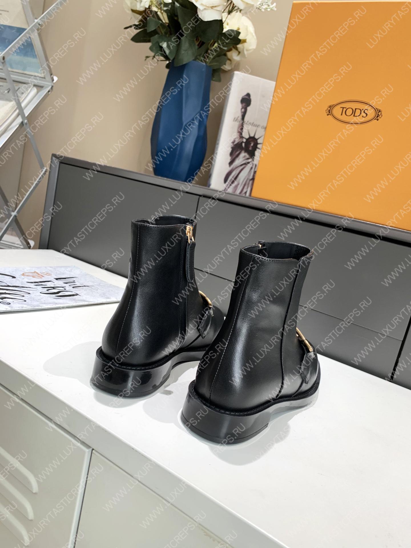 TOD’S KATE ANKLE BOOTS BLACK XXW60C0DY40GOCB999