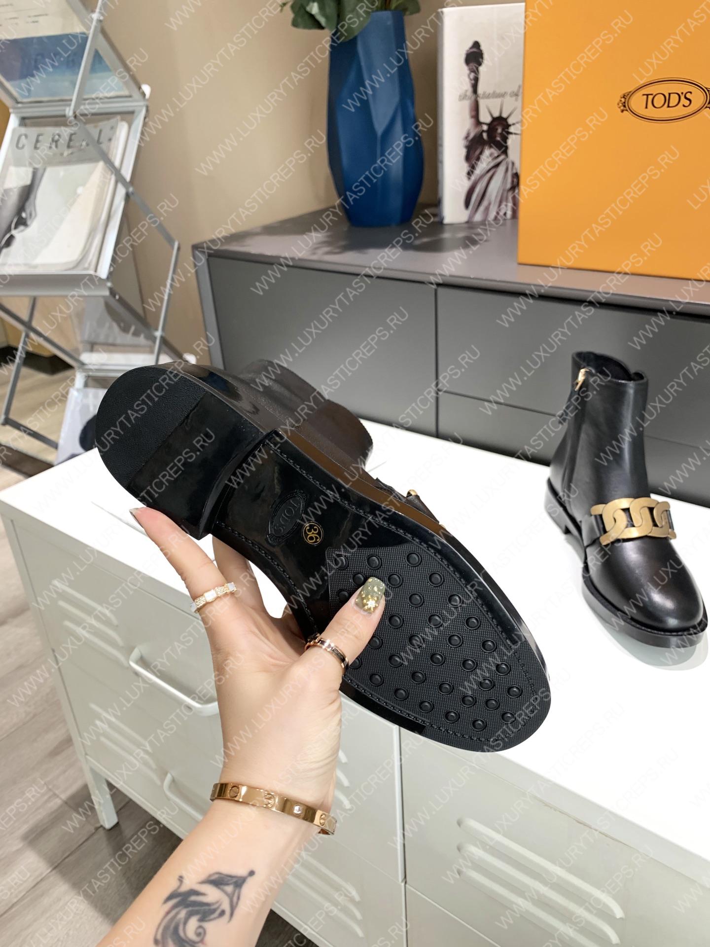 TOD’S KATE ANKLE BOOTS BLACK XXW60C0DY40GOCB999