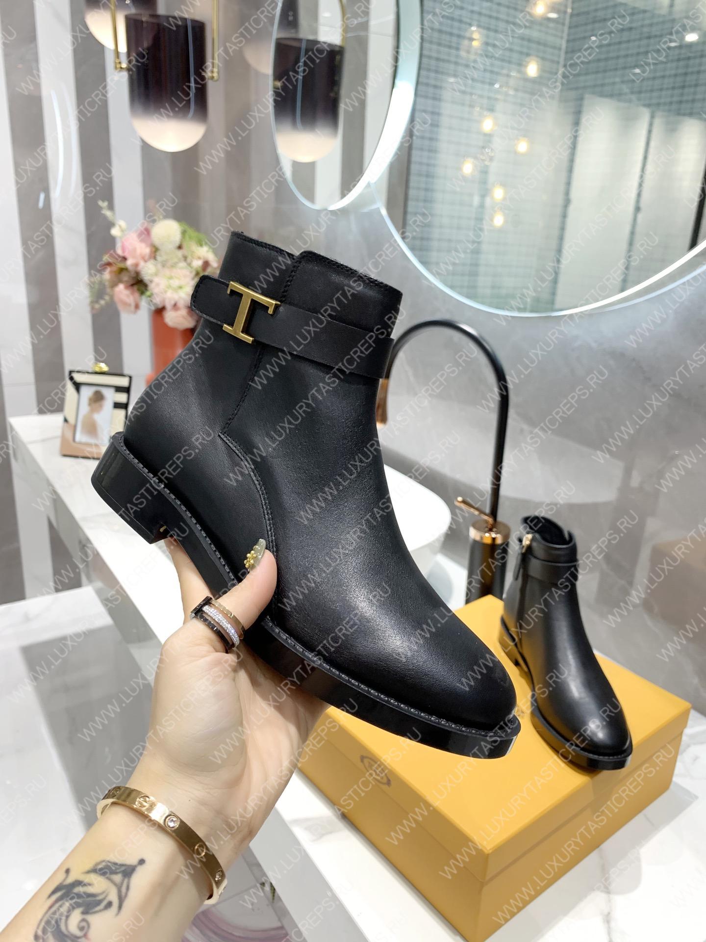 TOD’S ANKLE BOOTS BLACK XXW60C0DD50GOCB999