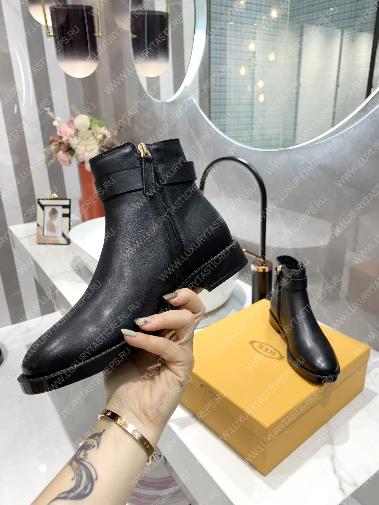 TOD’S ANKLE BOOTS BLACK XXW60C0DD50GOCB999