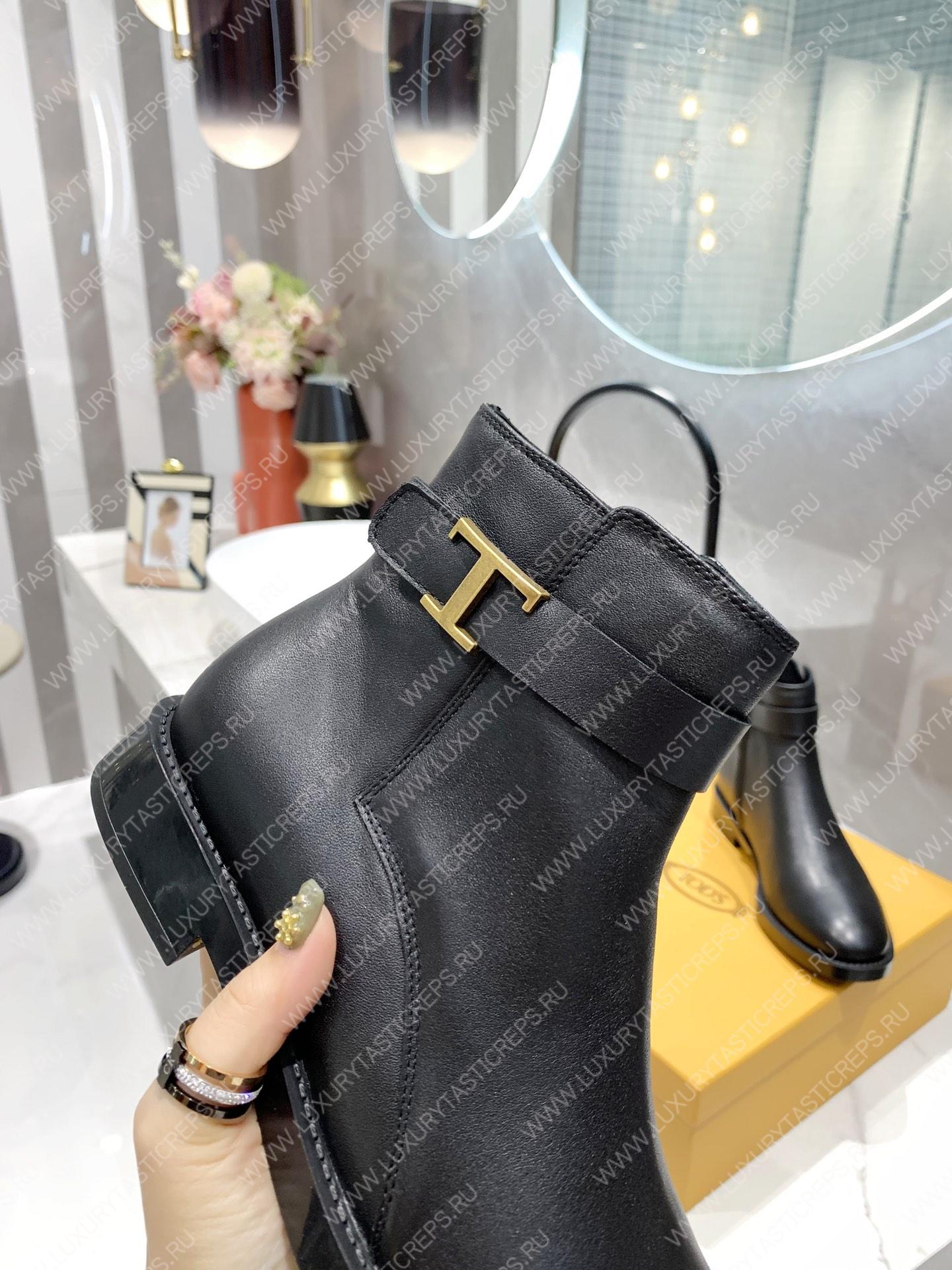 TOD’S ANKLE BOOTS BLACK XXW60C0DD50GOCB999